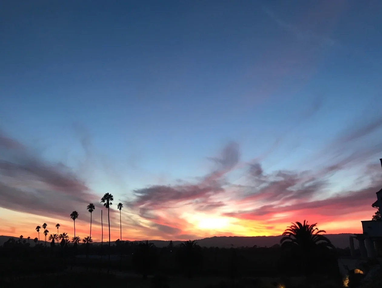 sunset in Sonoma