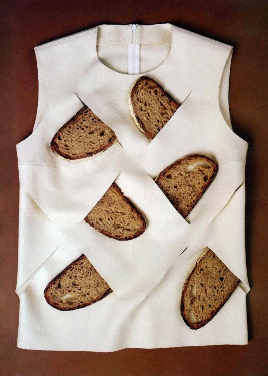 Bread shirt by Ola Bergengren for Jalouse #13, 1998