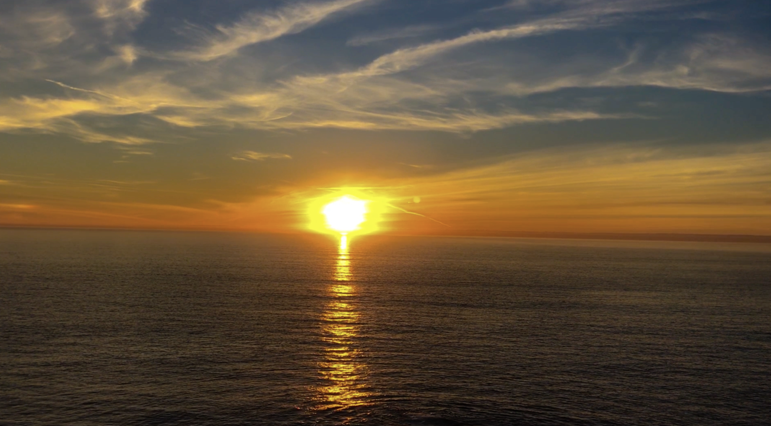 A video still of a Muir Beach sunset