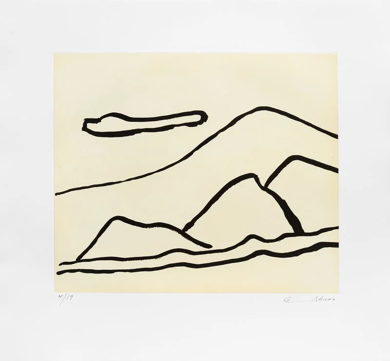 Etel Adnan, Marin County