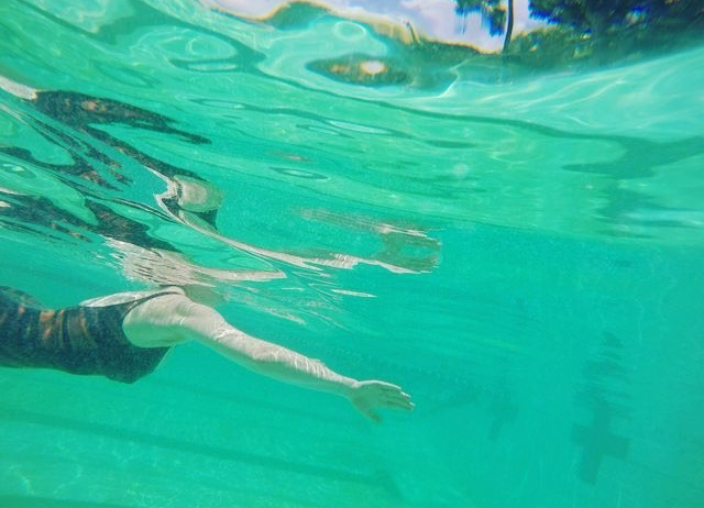 Swimming laps