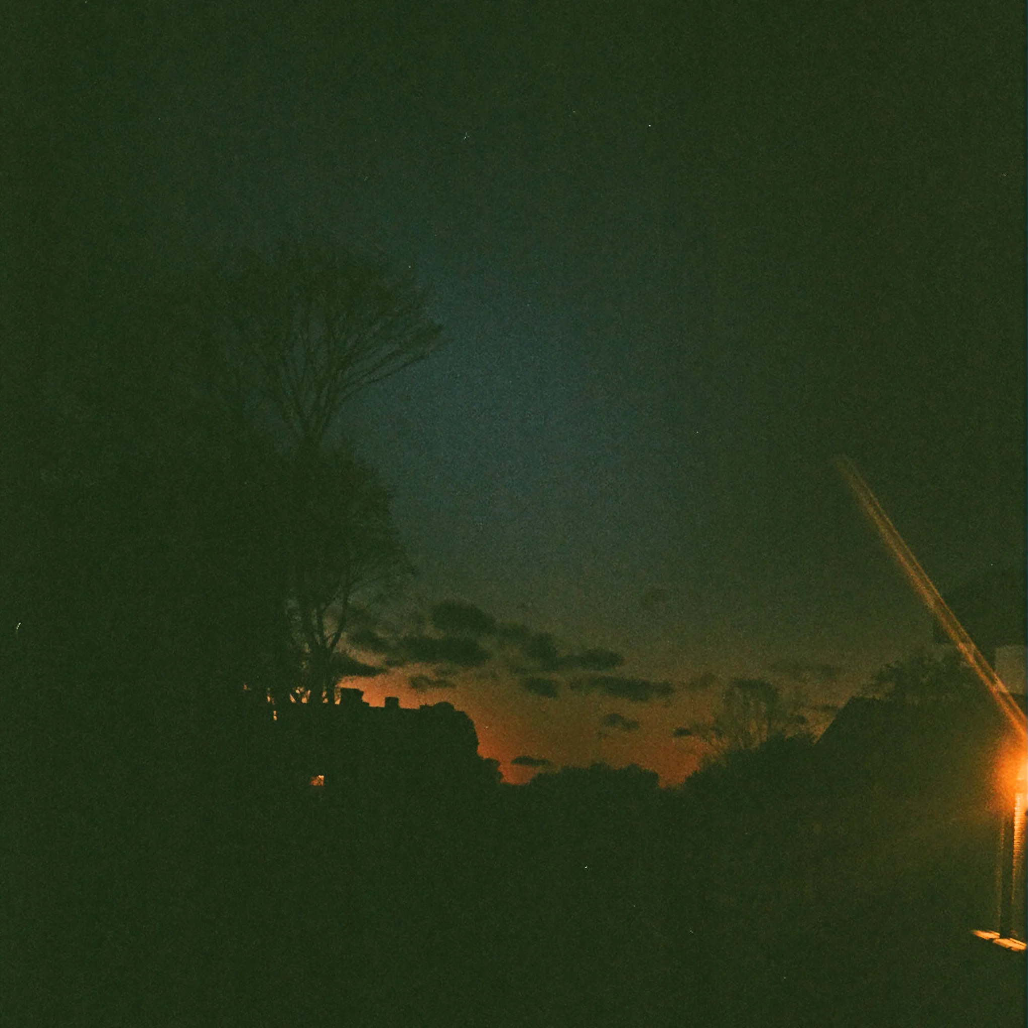early sunset in Boston