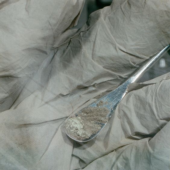 "View of lunar sample no. 15305 in the Lunar Receiving Laboratory." Source: NASA Image and Video Library