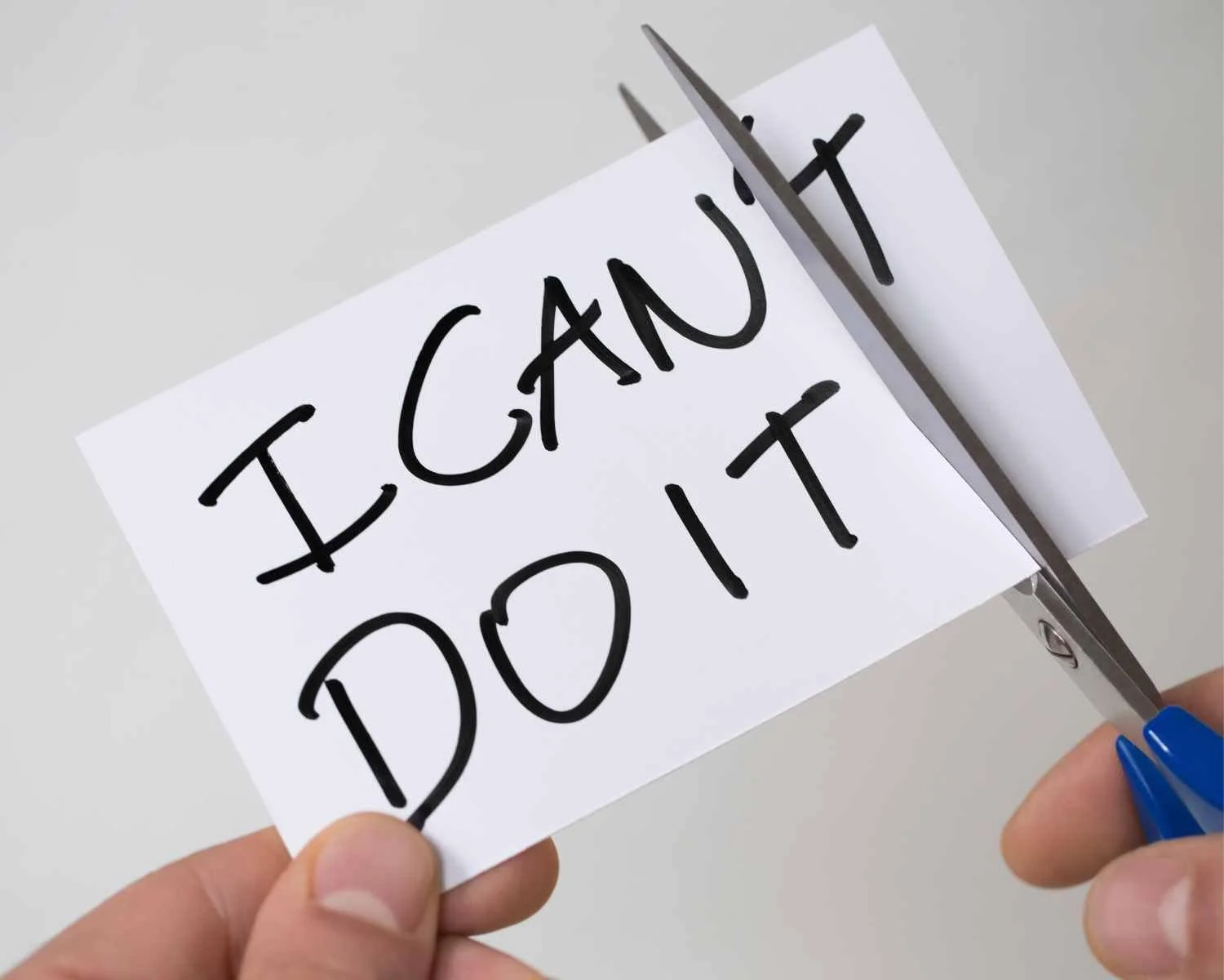 Cutting out the 't of can't. Learners can learn French.