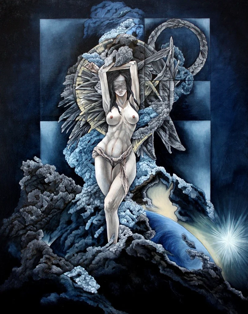 Blind Universe 16” x 24” Oil on Wood