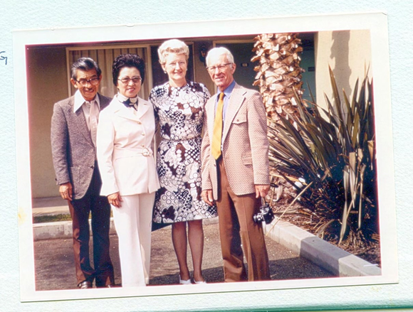 John and Alice Naka, June and Timothy Boyle - 1973