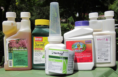 An array of Insecticides and Fungicides