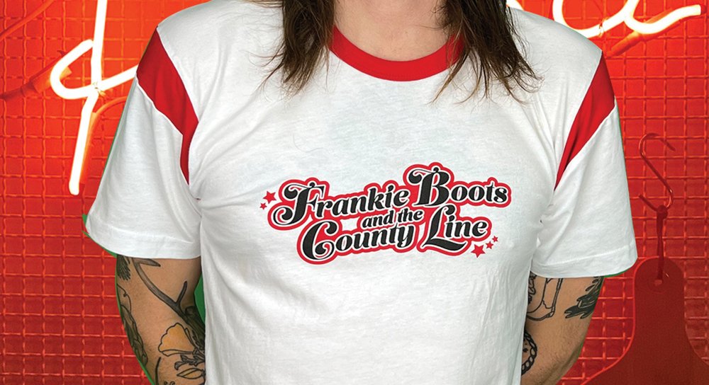 Men's Red/White 70's Ringer T Shirt — FrankieBootsMusic.com