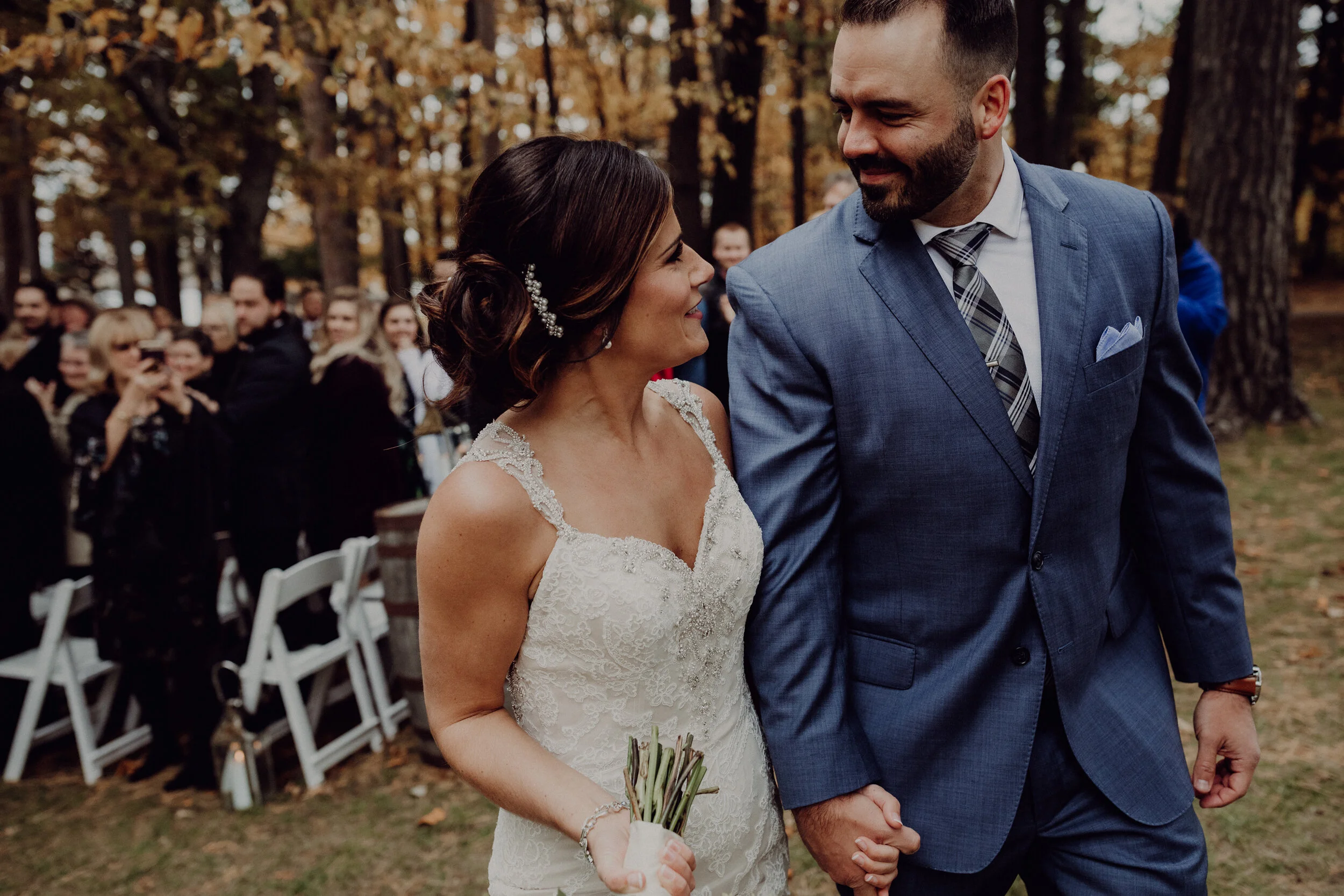 Moody Fall Traverse City Wedding at the Peninsula Room — Dan Cox ...