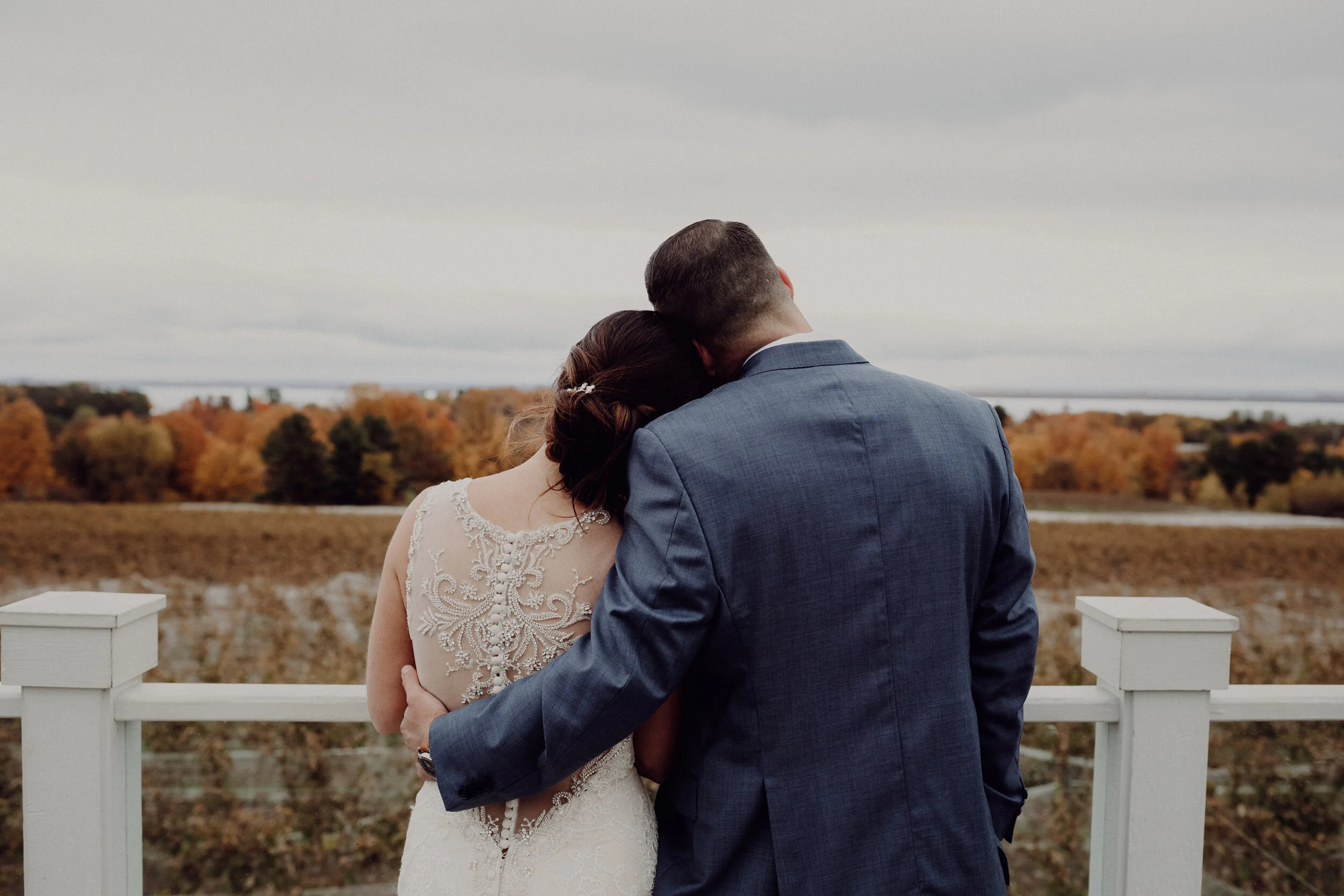 Moody Fall Traverse City Wedding at the Peninsula Room — Dan Cox ...
