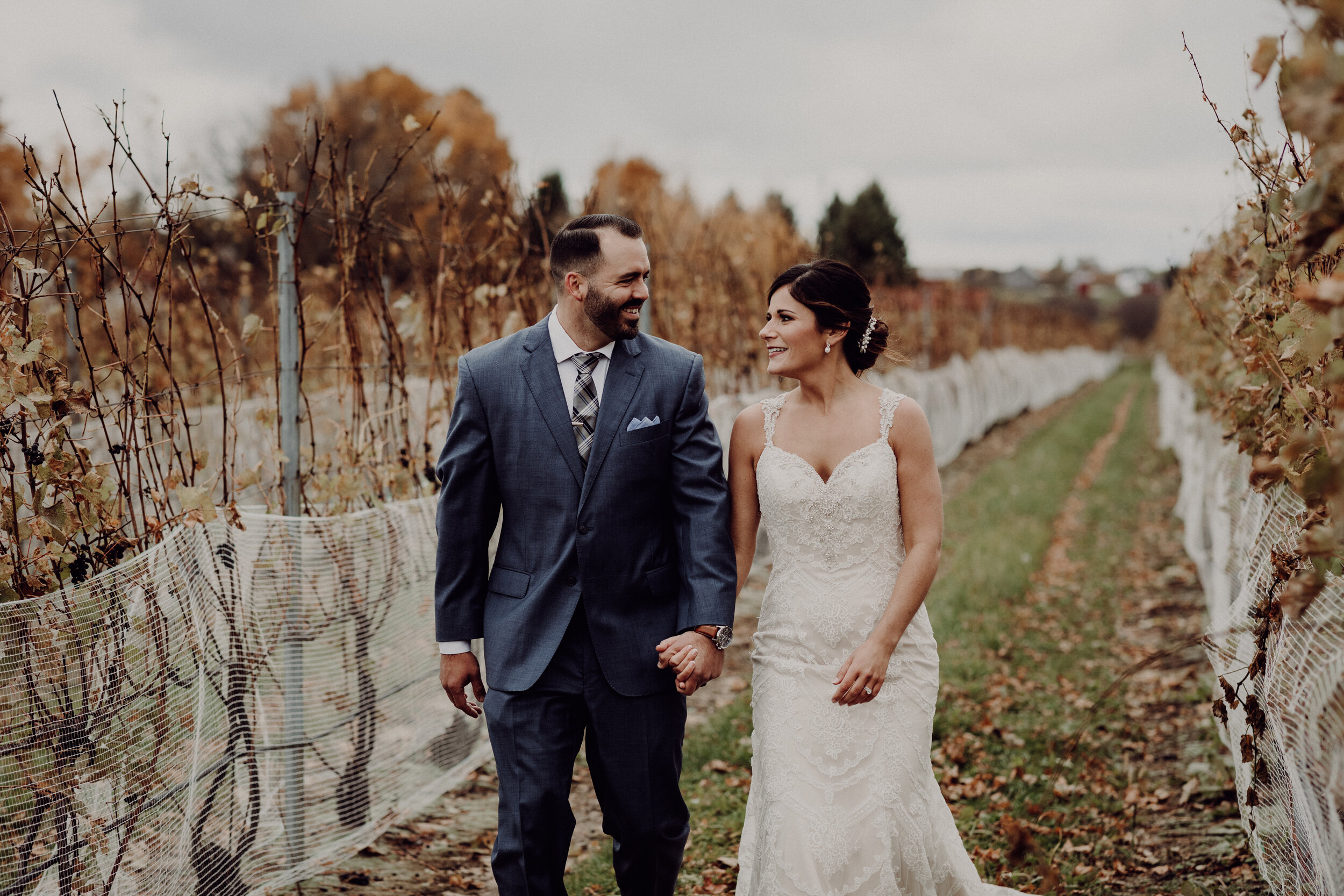 Moody Fall Traverse City Wedding at the Peninsula Room — Dan Cox ...