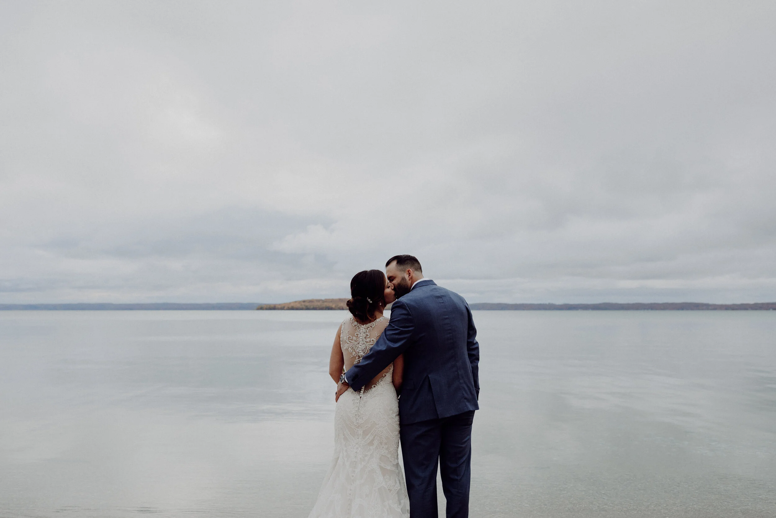 Moody Fall Traverse City Wedding at the Peninsula Room — Dan Cox ...