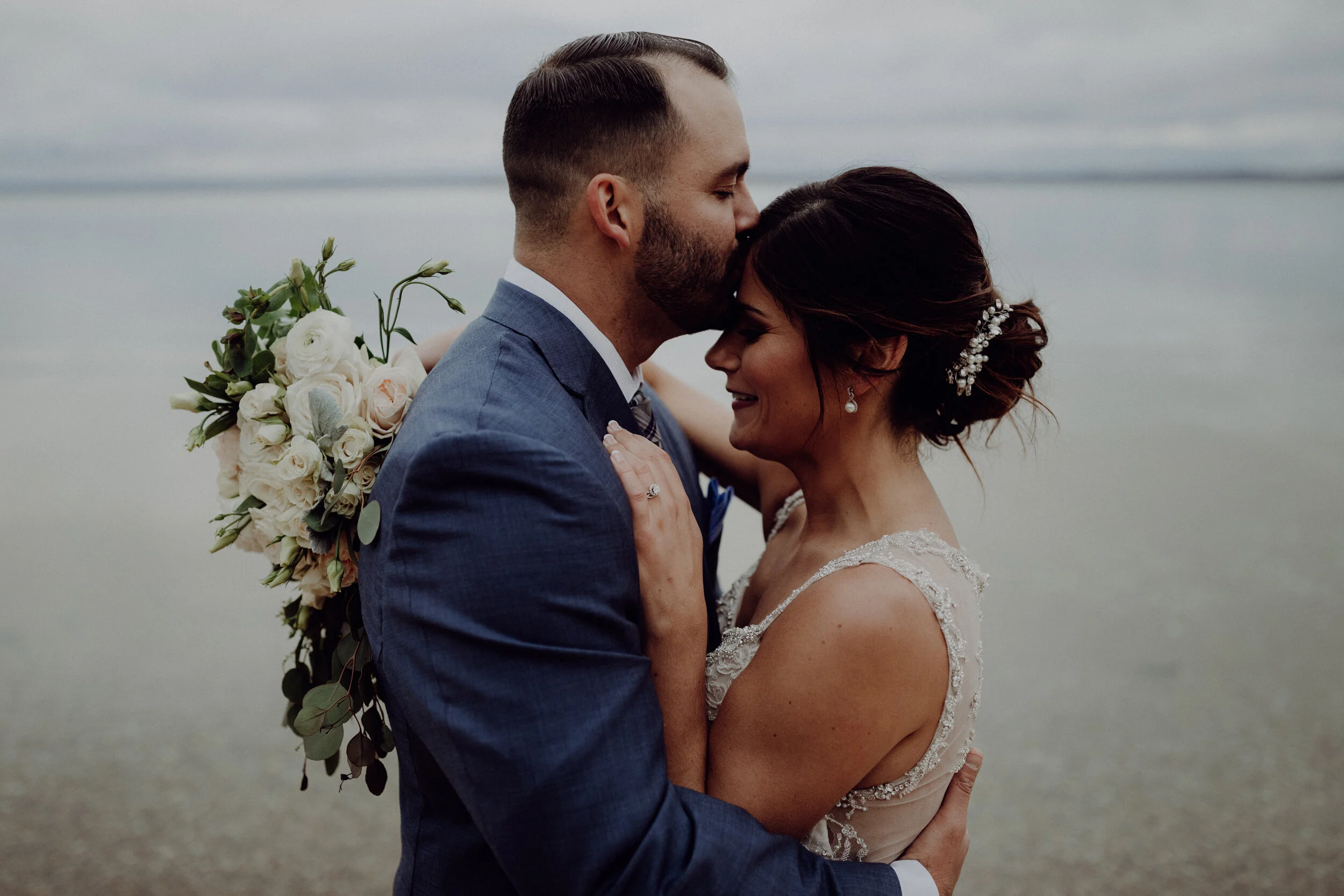 Moody Fall Traverse City Wedding at the Peninsula Room — Dan Cox ...