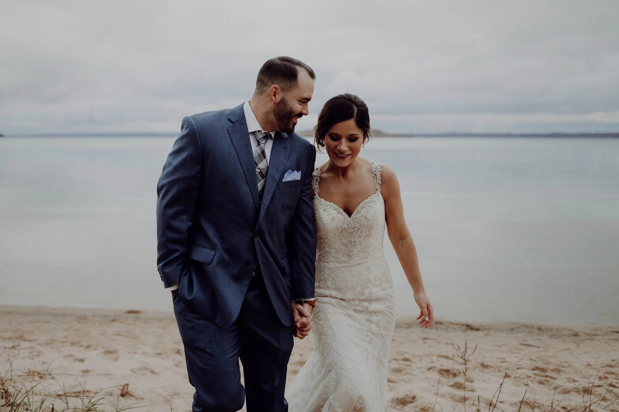 Moody Fall Traverse City Wedding at the Peninsula Room — Dan Cox ...