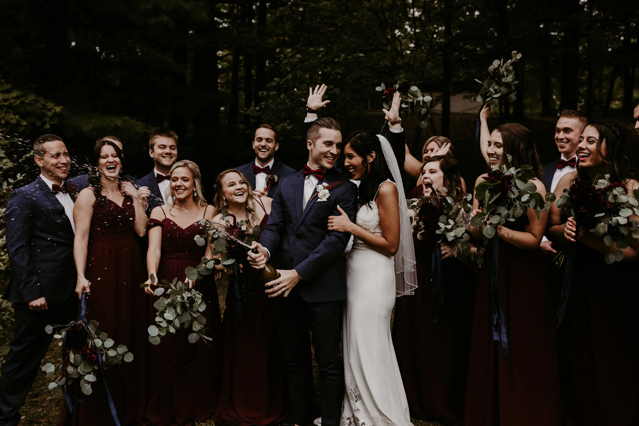 Artistic Moody Waldenwoods Wedding in Howell, MI — Dan Cox Photography