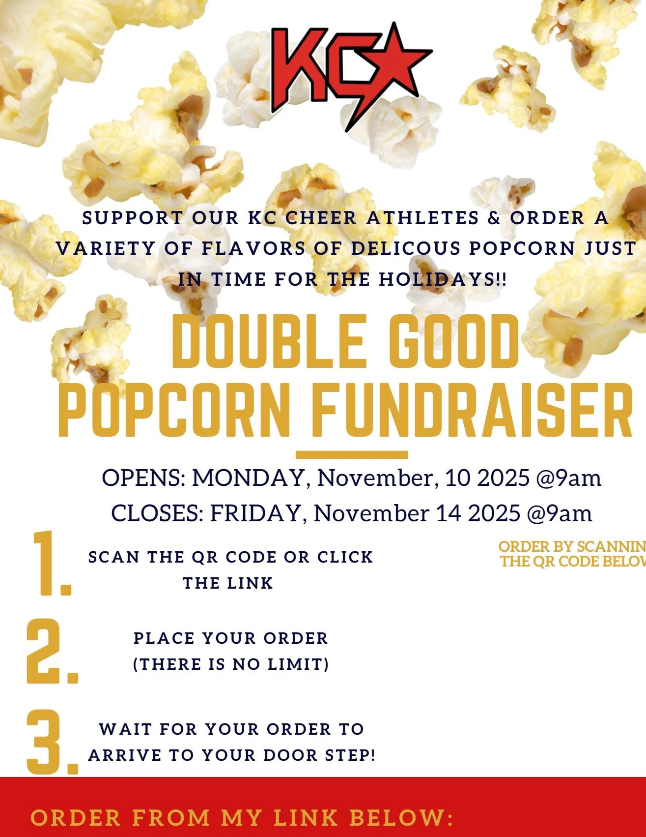 Double Good Popcorn Fundraiser
