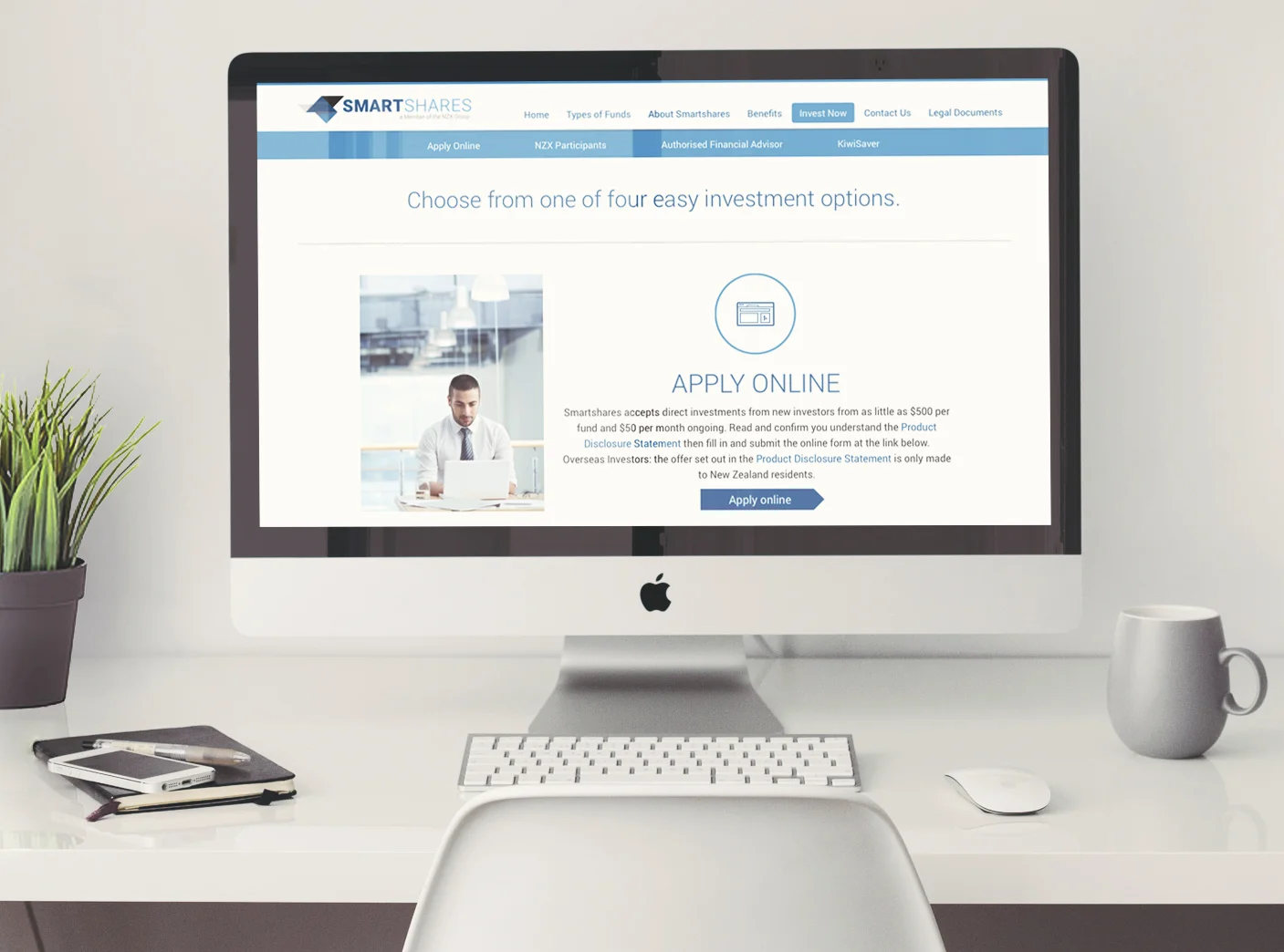 SmartShares website