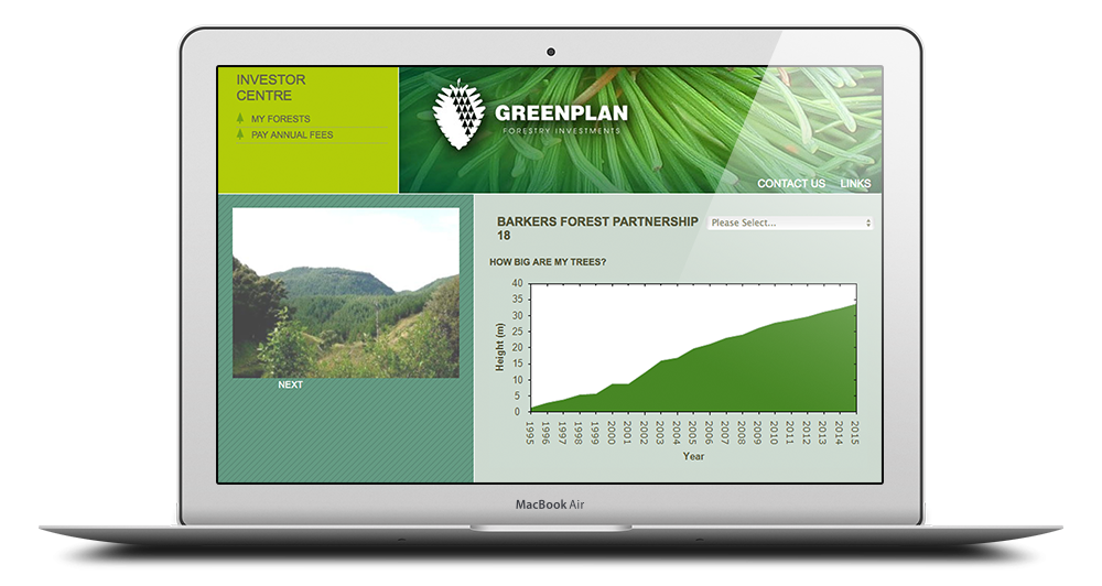 Screen shot from Greenplan Investor Centre of "Barkers Number 18, 1995"