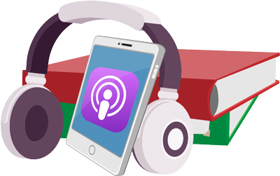 Podcast and books to learn from.
