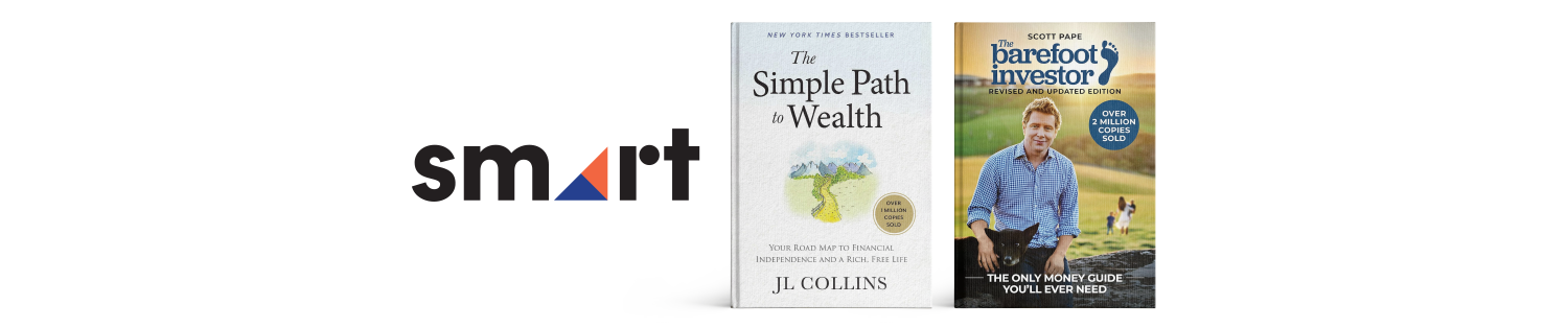 Smart Giveaway Prizes - The Simple Path to Wealth and The Barefoot Investor