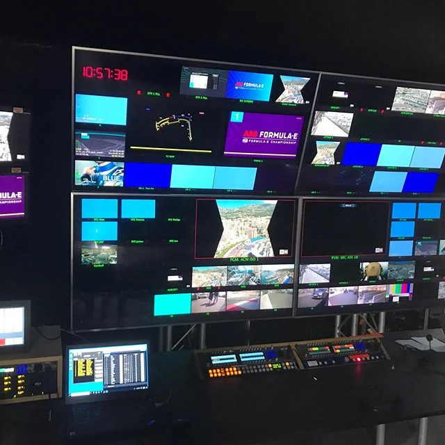 Sad to be leaving #monaco today. This was my view with TV crew. Loved it. Berlin here we come for @fiaformulae
