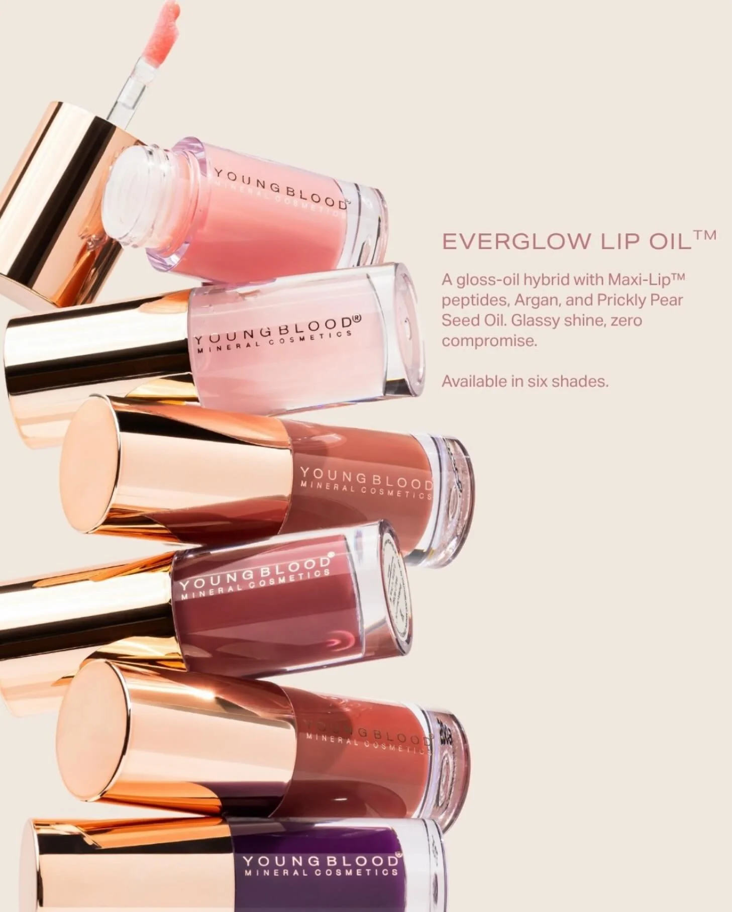 A girl can never have too many! #lipoil #gloss #thegirls #youngbloodmineralcosmetics