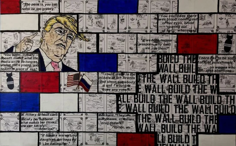 IMAGE COURTESY OF THE ARTISTBuild the Wall by Karen Guttfreund