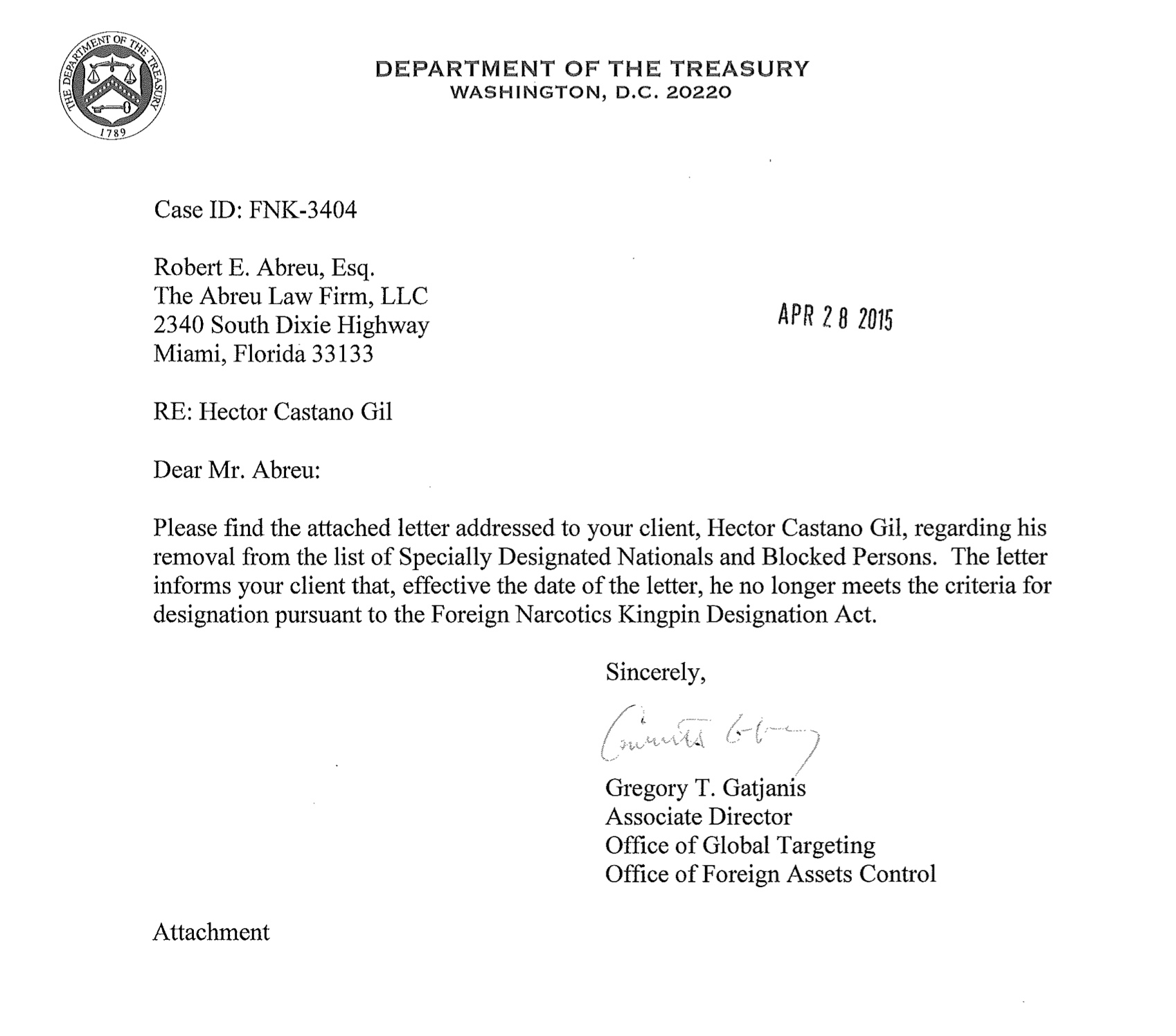 Castano Gil OFAC Removal.jpeg