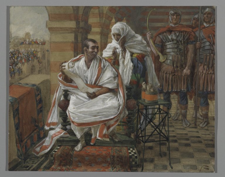The Message of Pilate's Wife by James Tissot