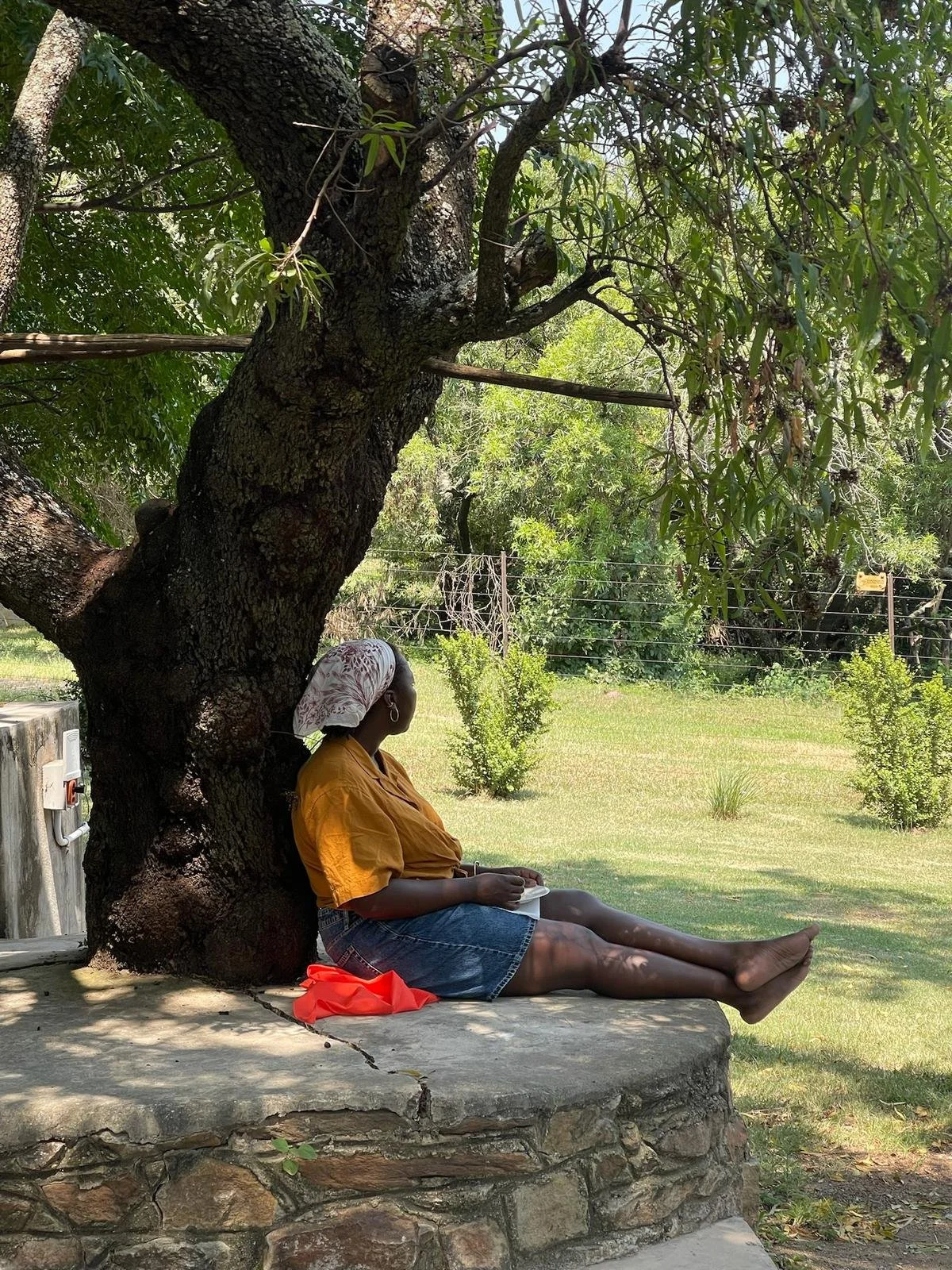 Black ASH Lab grad student research assistant in South Africa