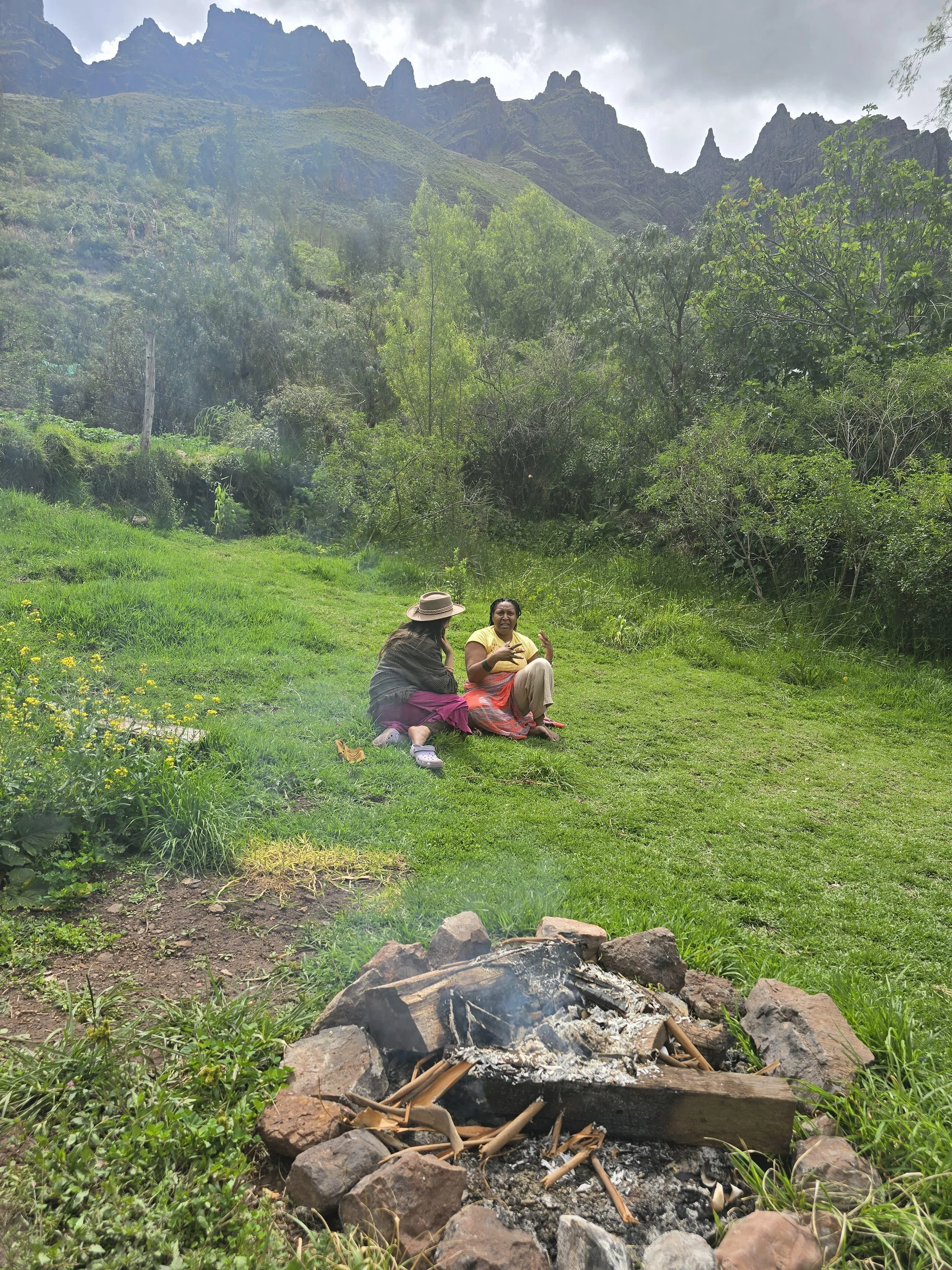 Black ASH Lab grad student research assistant in Peru