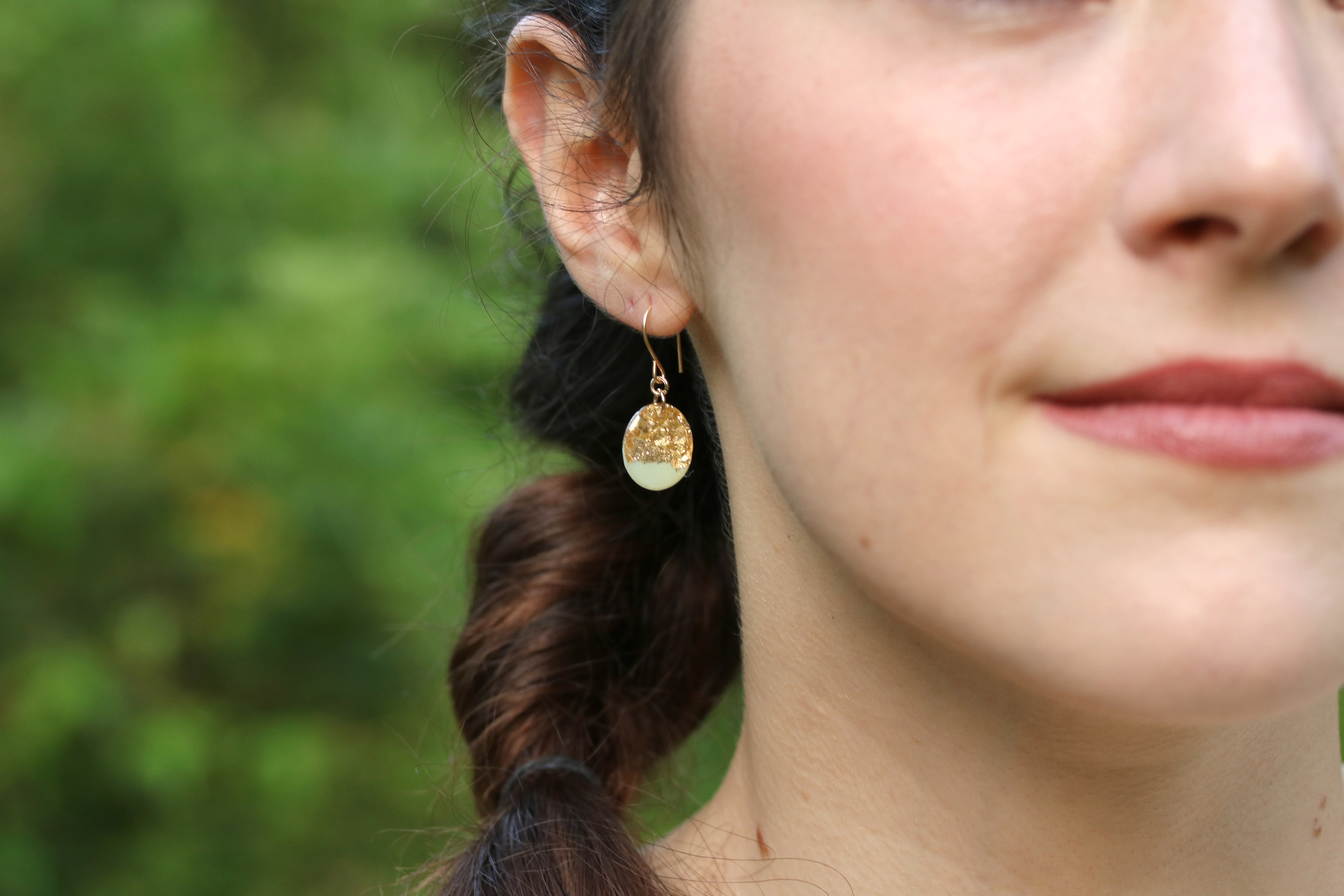 oval earrings