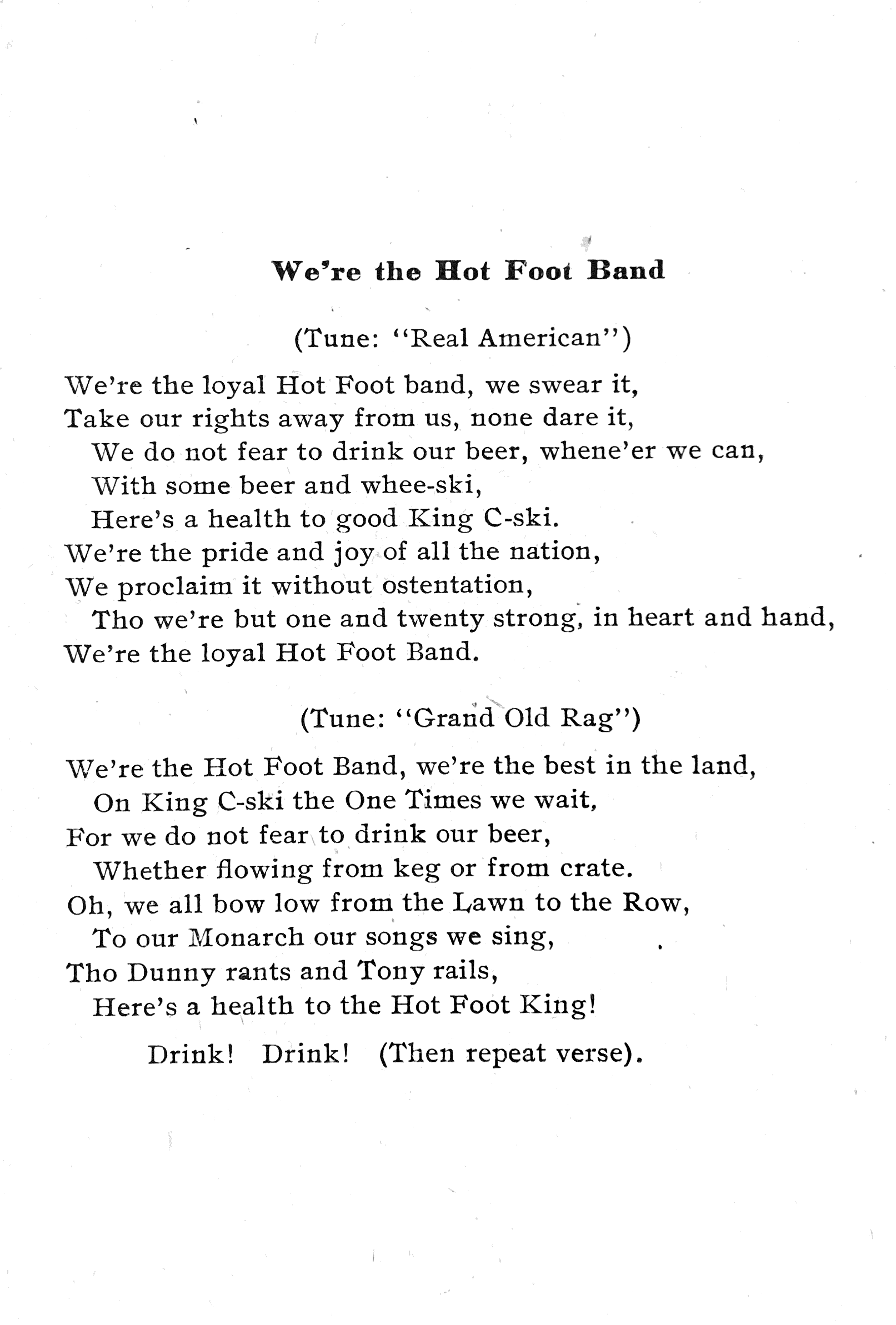 Date unclear: Addition to the Papers of the Hot Foot Society from UVA Special Collections; Scanned March 24, 2021.