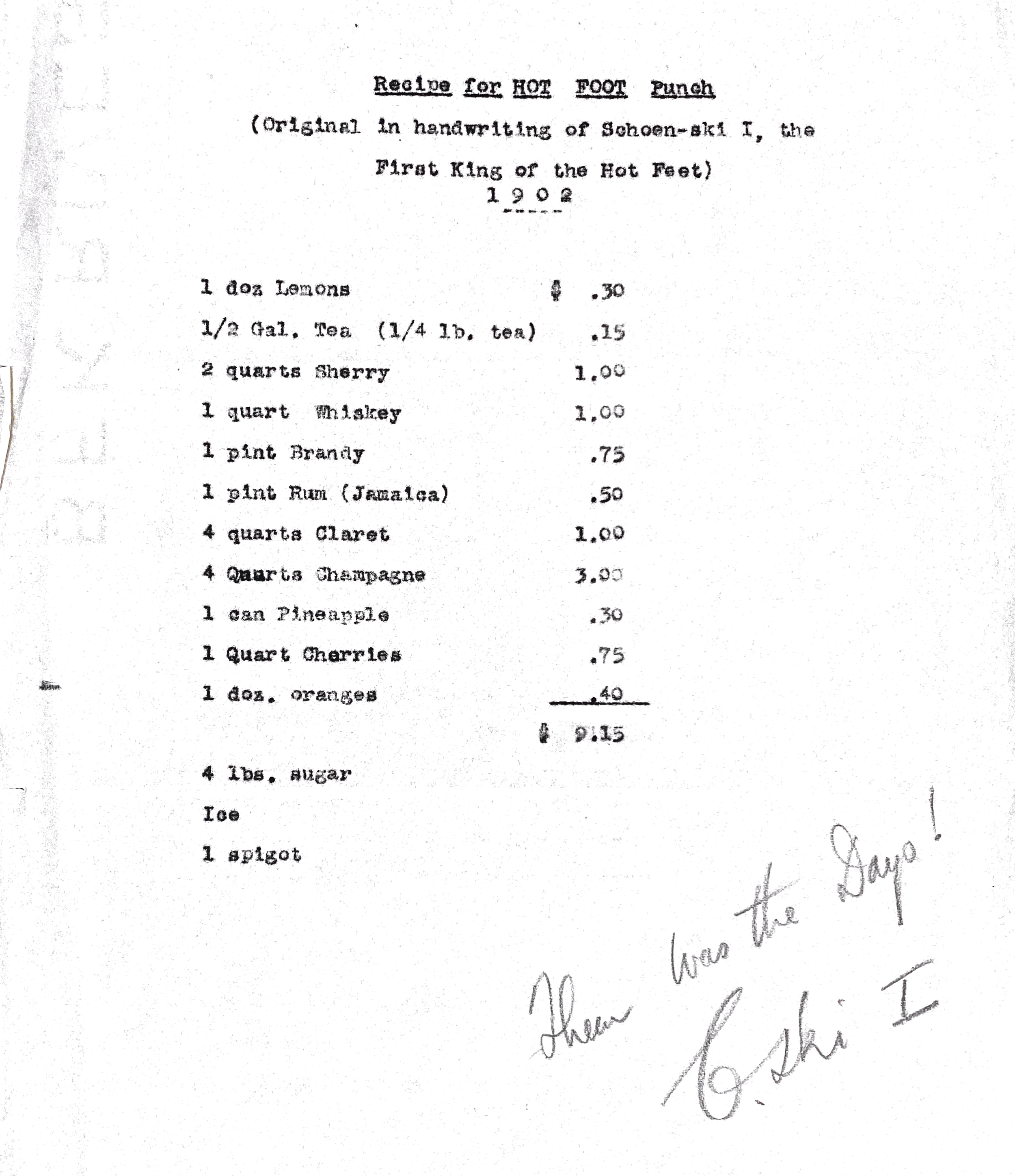 1902: Papers of the Hot Foot Society from UVA Special Collections; Scanned March 24, 2021.