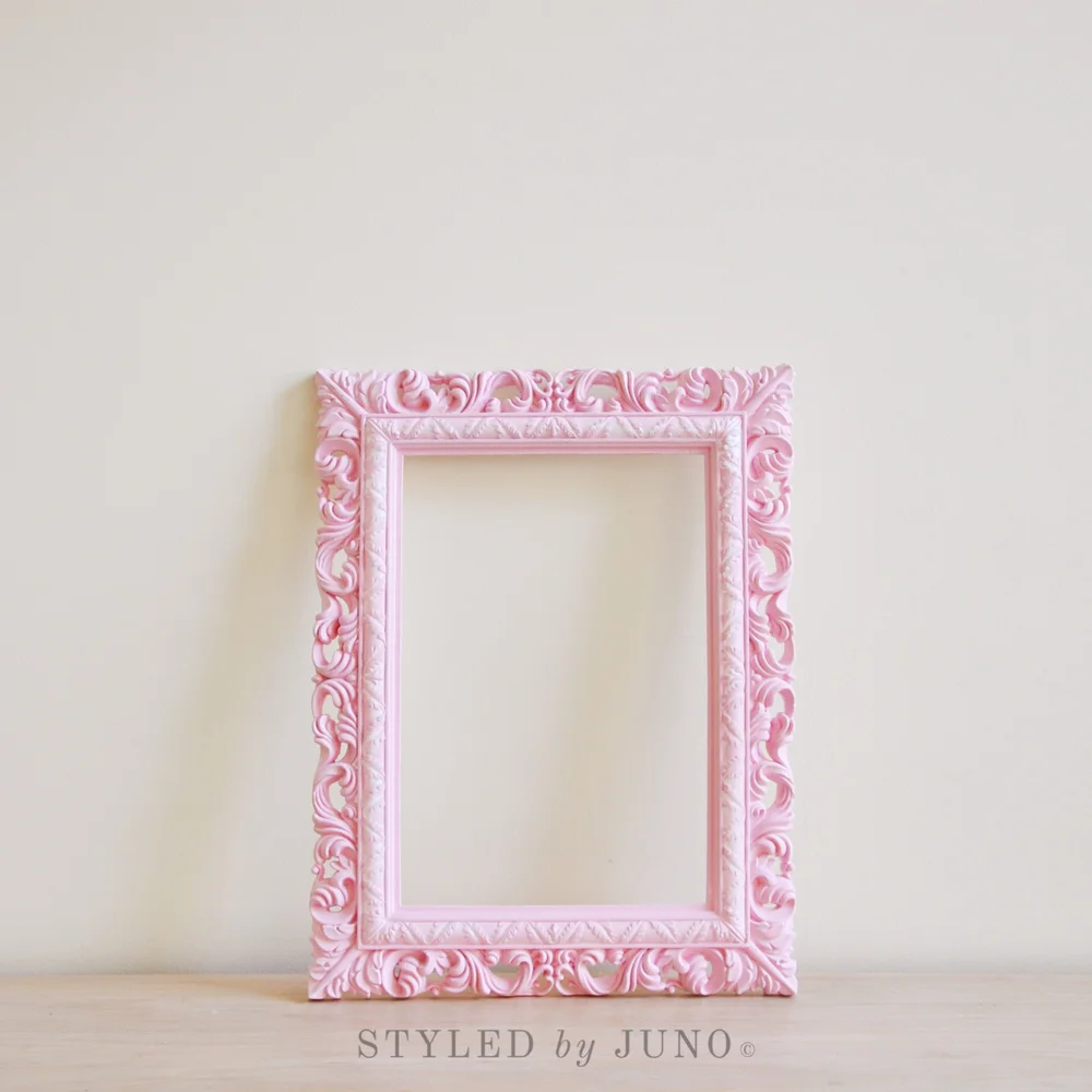 Pink Ornate Frame