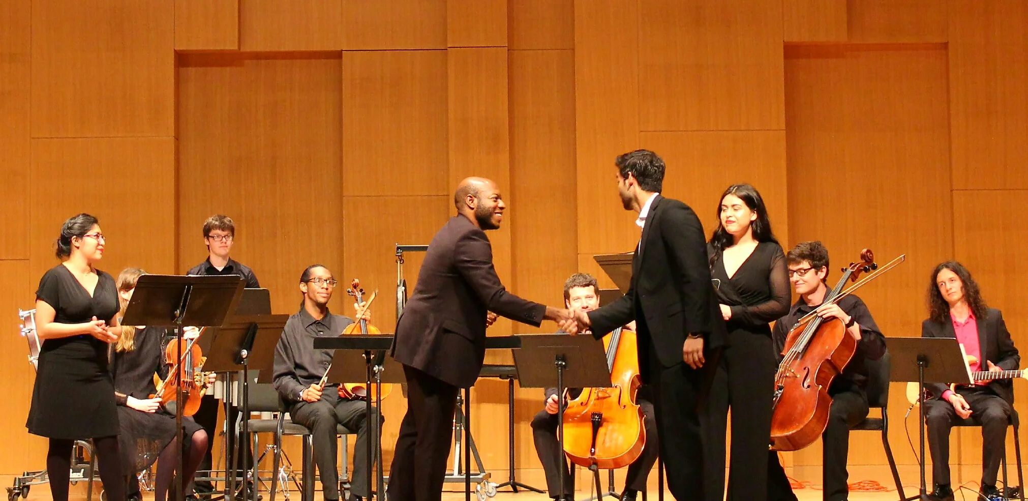 Austin Simonds at premiere of his work, Infernus Sequebatur Eum..