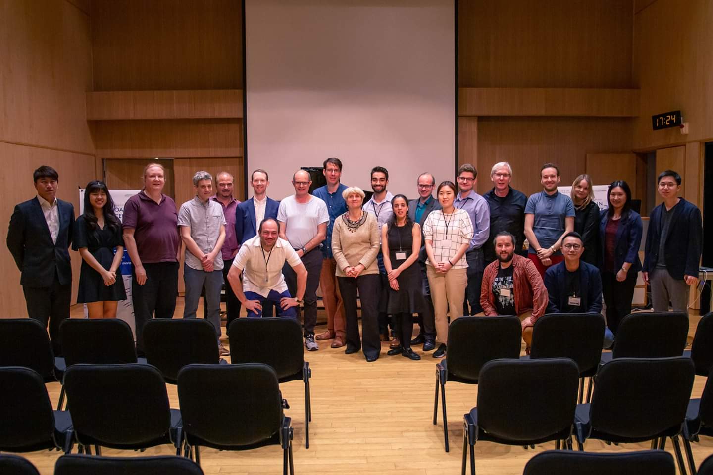 Simonds among other composers and performers in attendance at the Keyboard in 21st Century: International Conference at Hong Kong Baptist University.