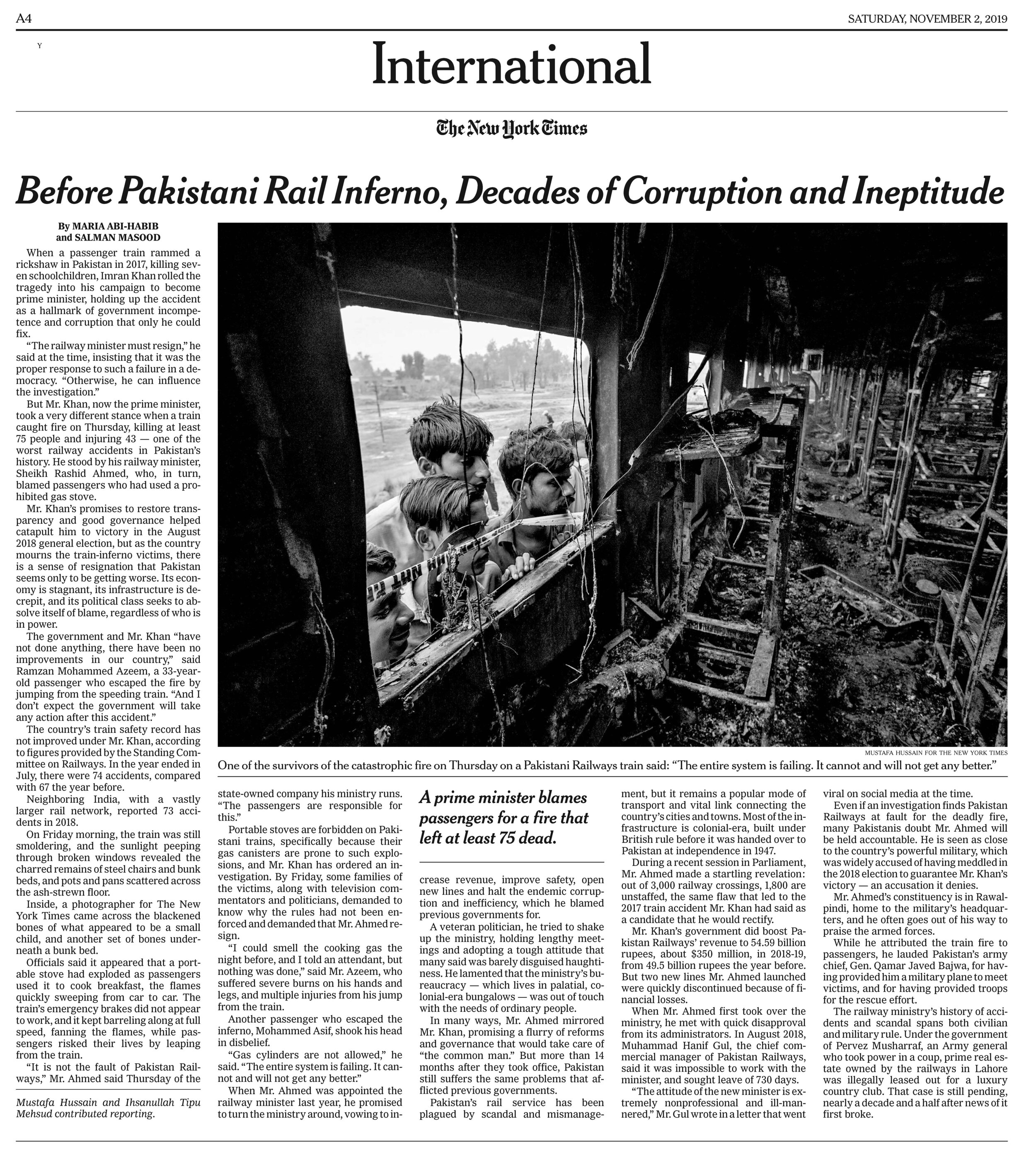   https://www.nytimes.com/2019/11/01/world/asia/pakistan-train-fire.html  