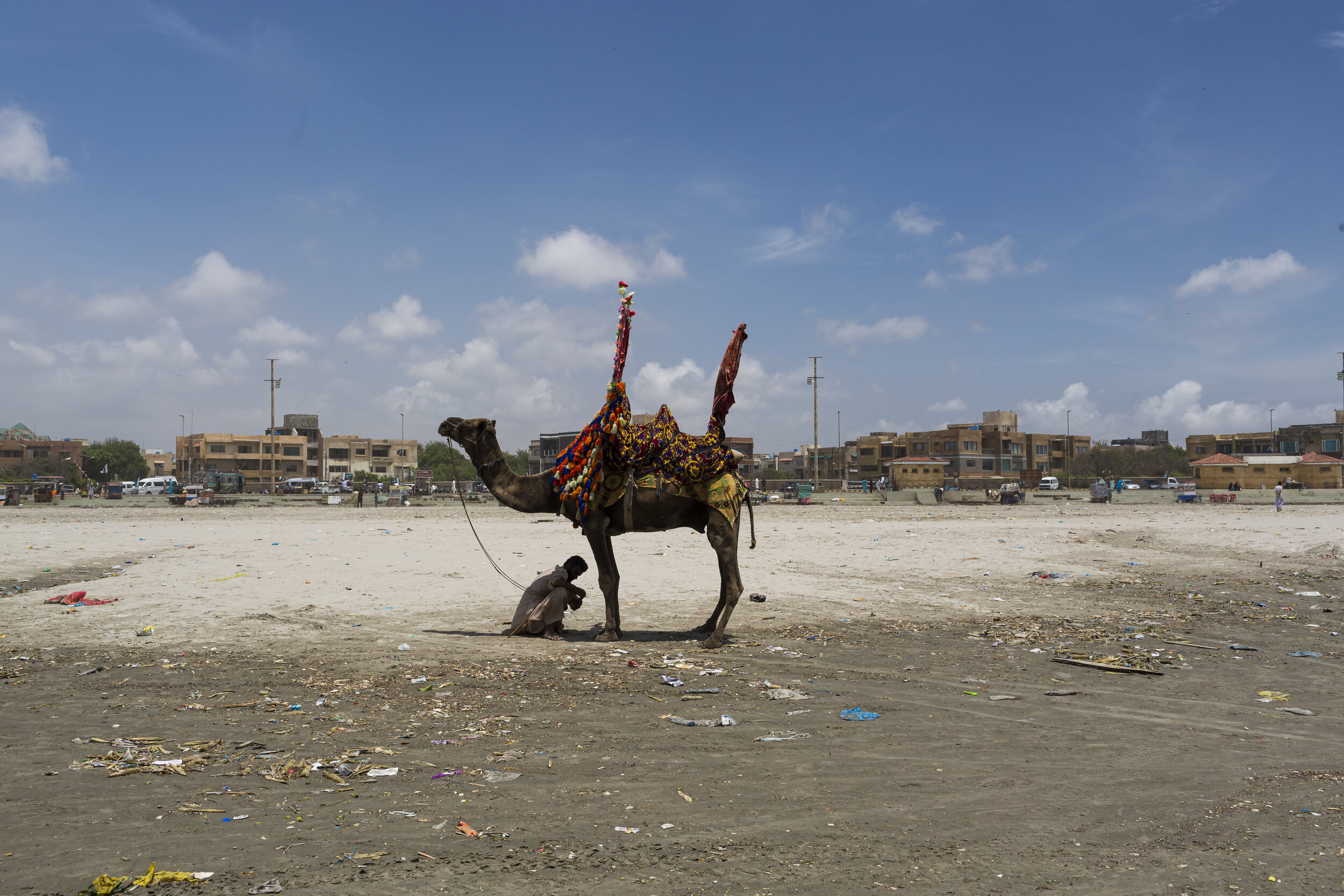  Pakistan Independence Day is celebrated on Aug 14, 2019 at Seaview Beach in Karachi, Pakistan. 