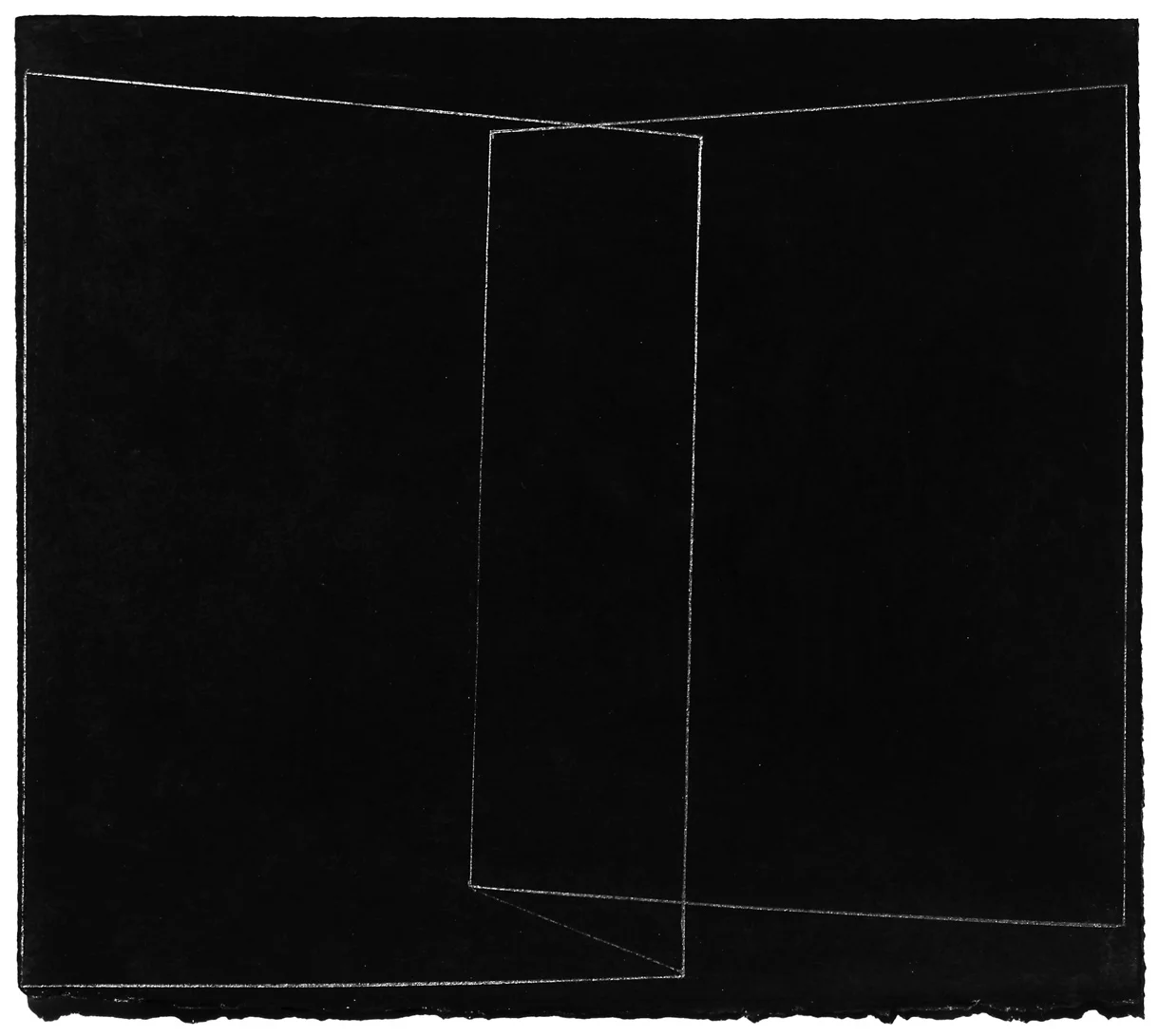 Intersection, 2016, charcoal and graphite drawing, 10 1/4 x 11 1/2 in.