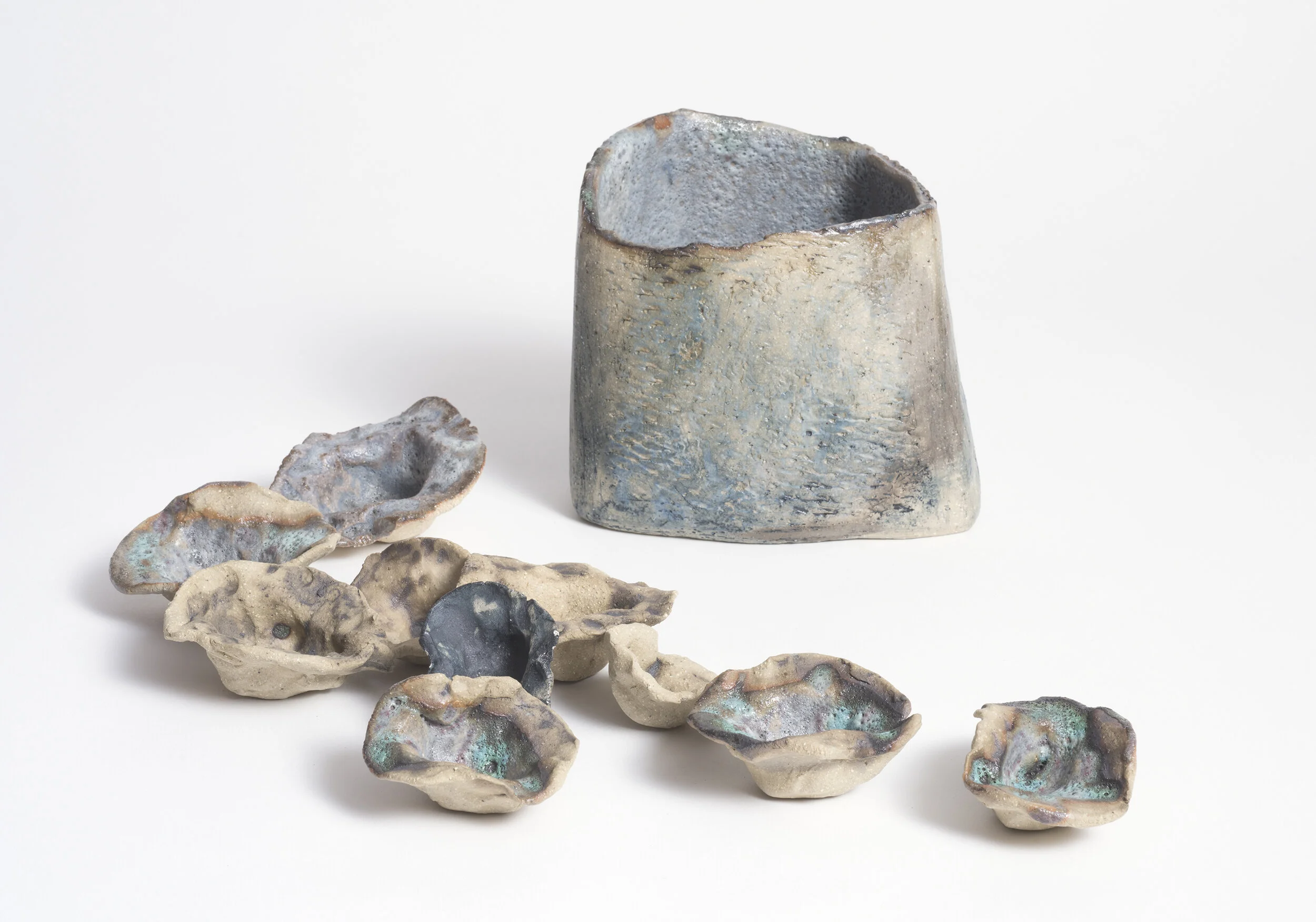 Journey Home , 2018, Handformed stoneware ceramic, slips, oxides, glaze  Photo: Brenton McGeachie