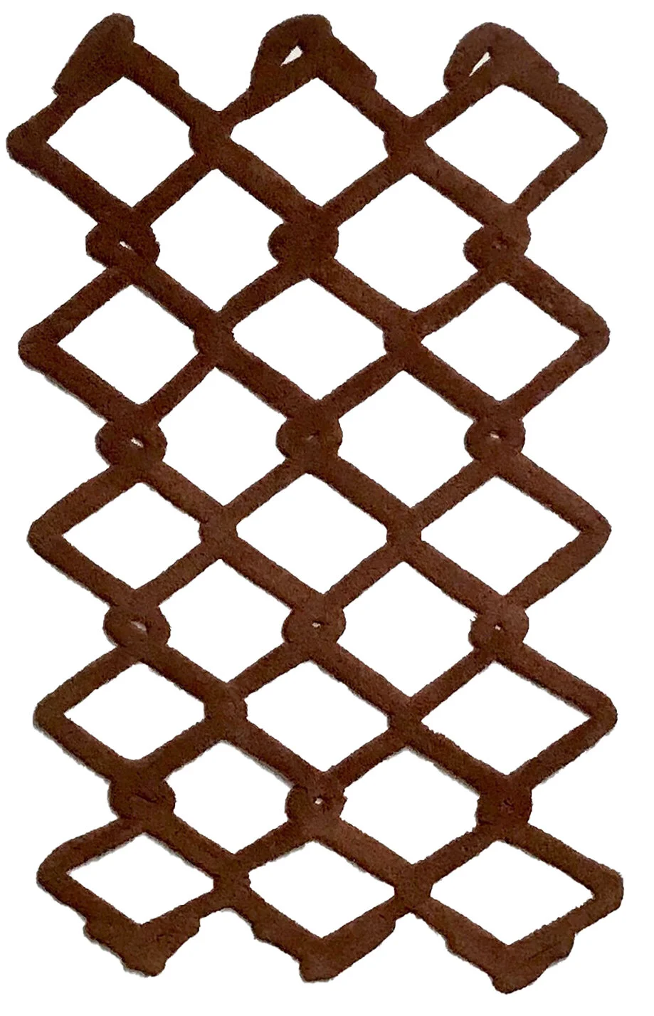  GATE, cut carpet remnant, 7’ x 5’, 2019   