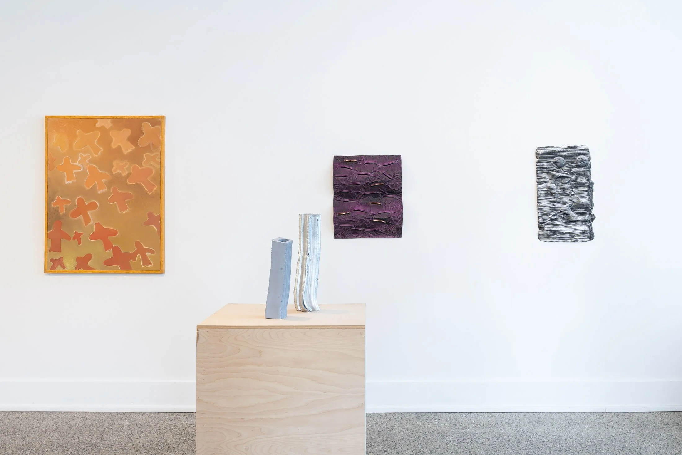   left:    Sweet Gas,  2025&nbsp;  ceramic&nbsp;  right:   Varnish Fever,  2025&nbsp;  ceramic&nbsp;  26. Brit Krohmer&nbsp;   