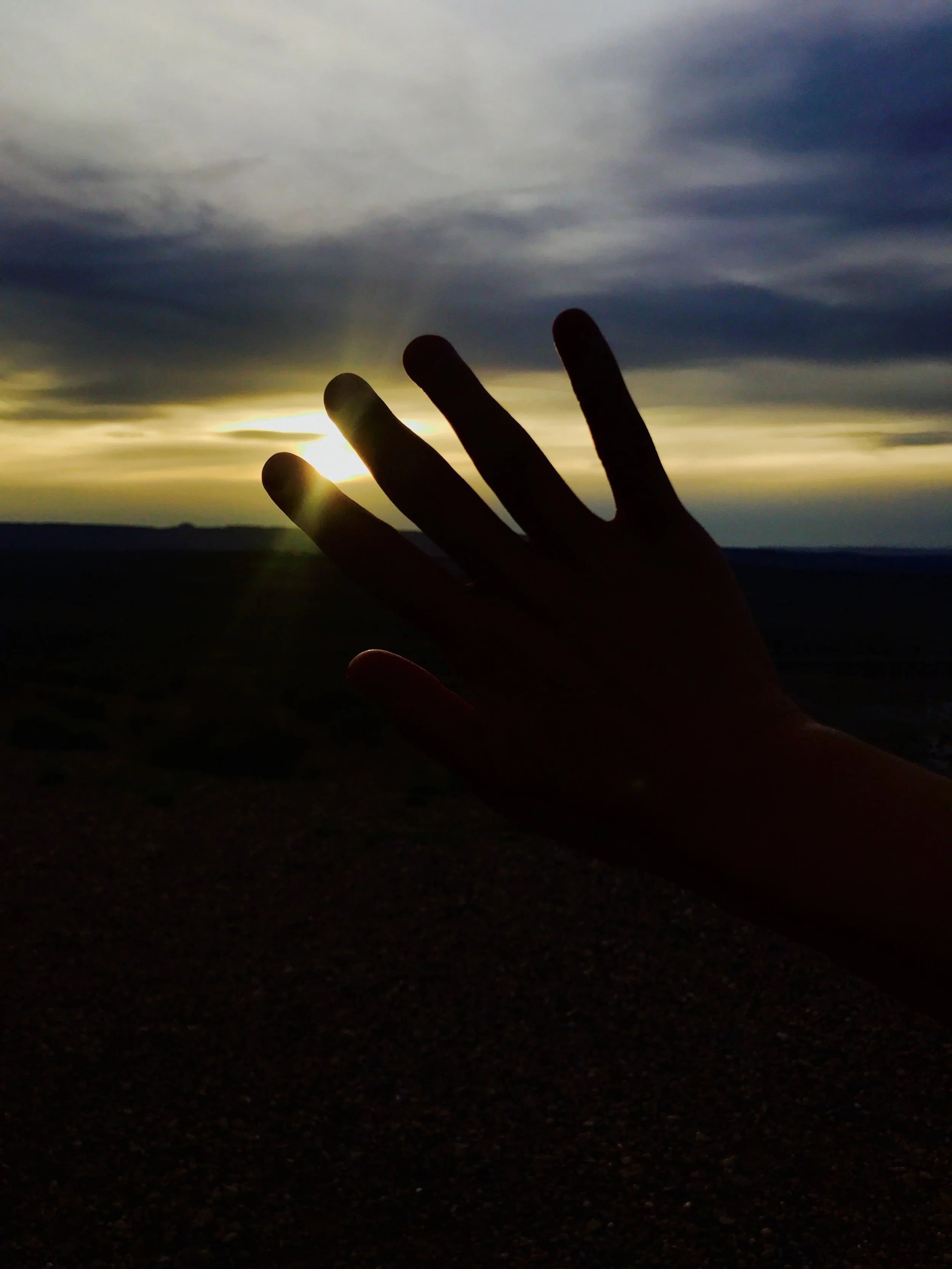 sunset at wahweap scenic overlook