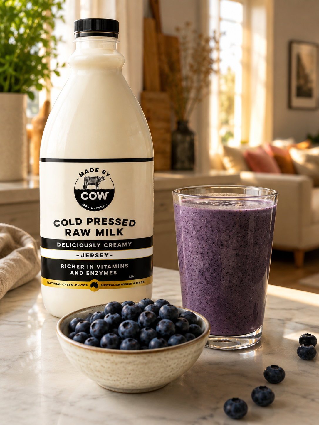Classic Berry &amp; Milk Smoothie: A Creamy Favourite Made Better