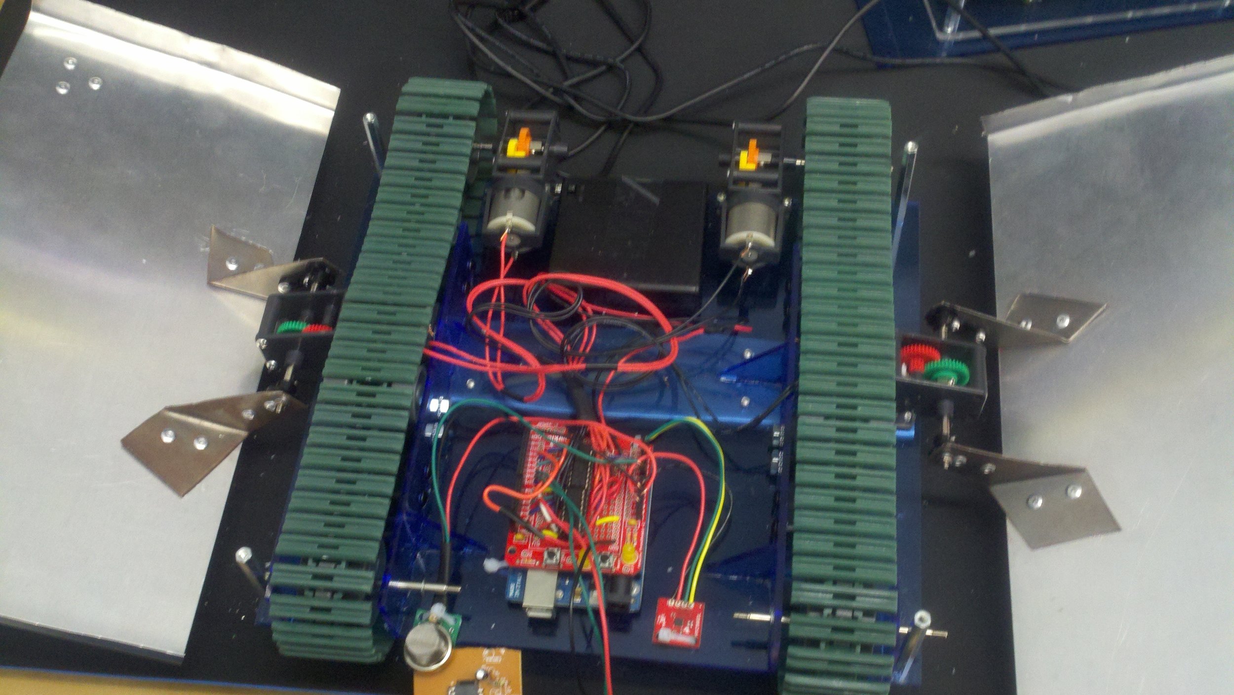 The innards of the final General design. 