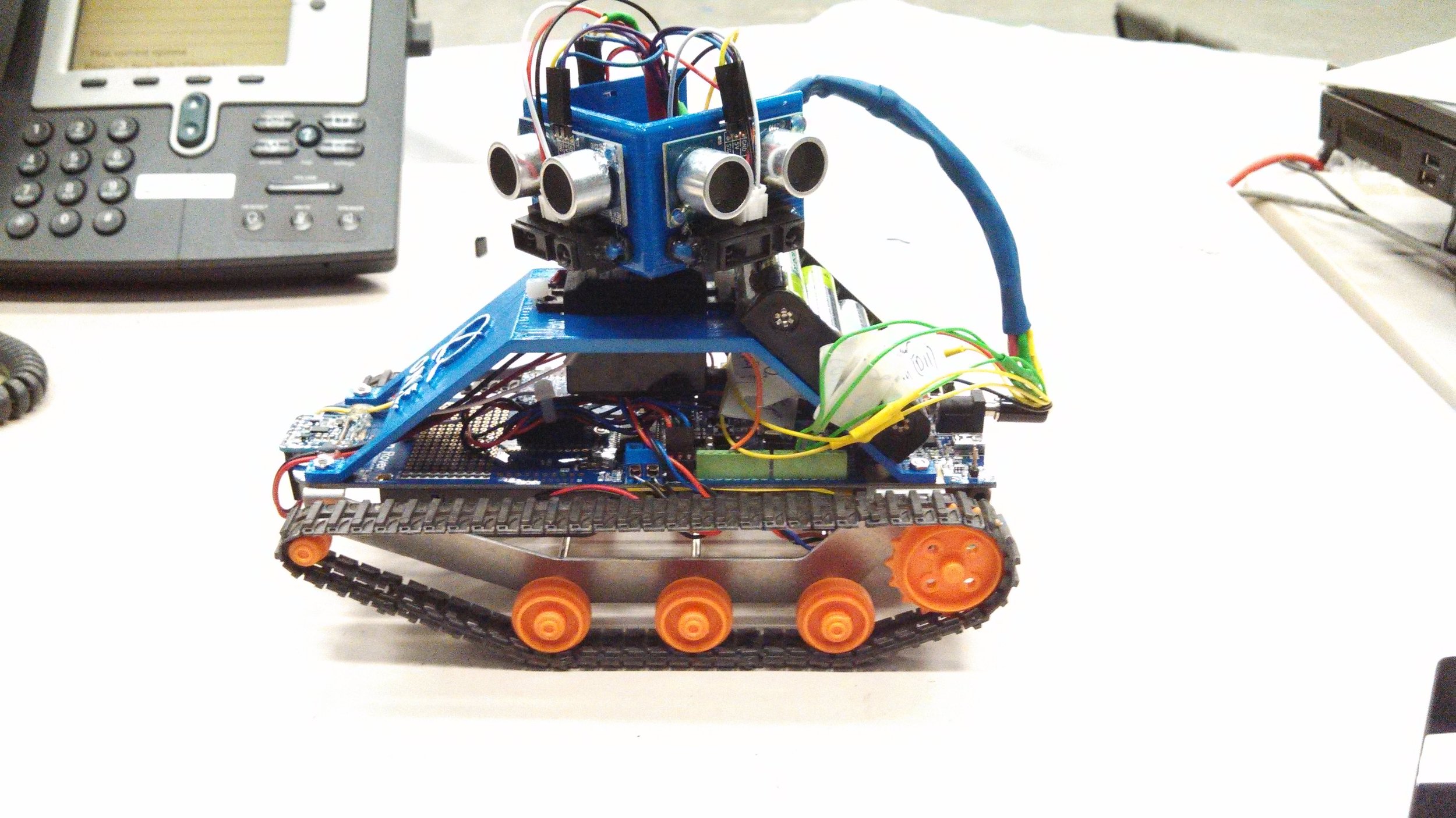  The finished CASM robot.&nbsp; 