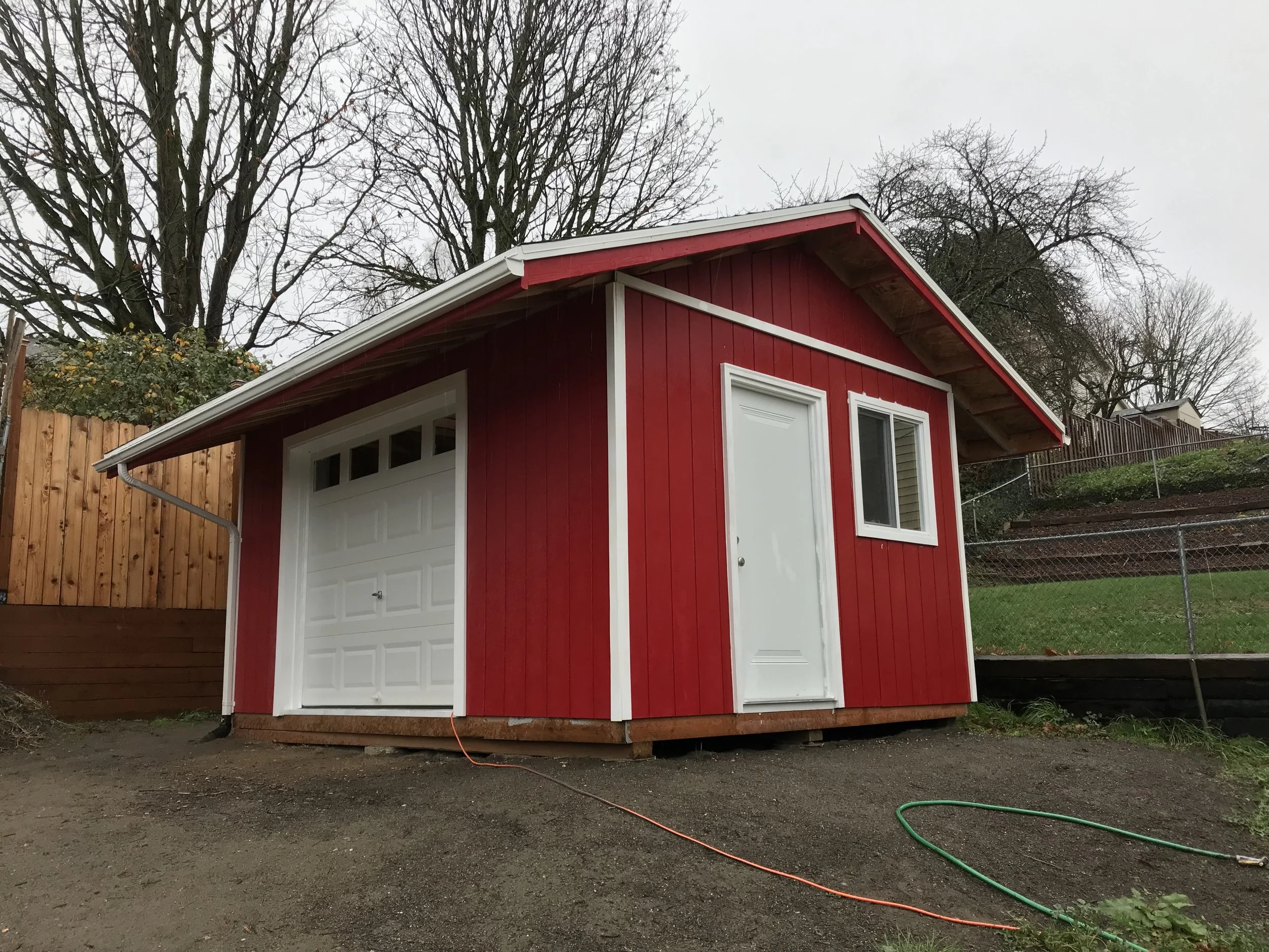 The finished Big Red Shed!