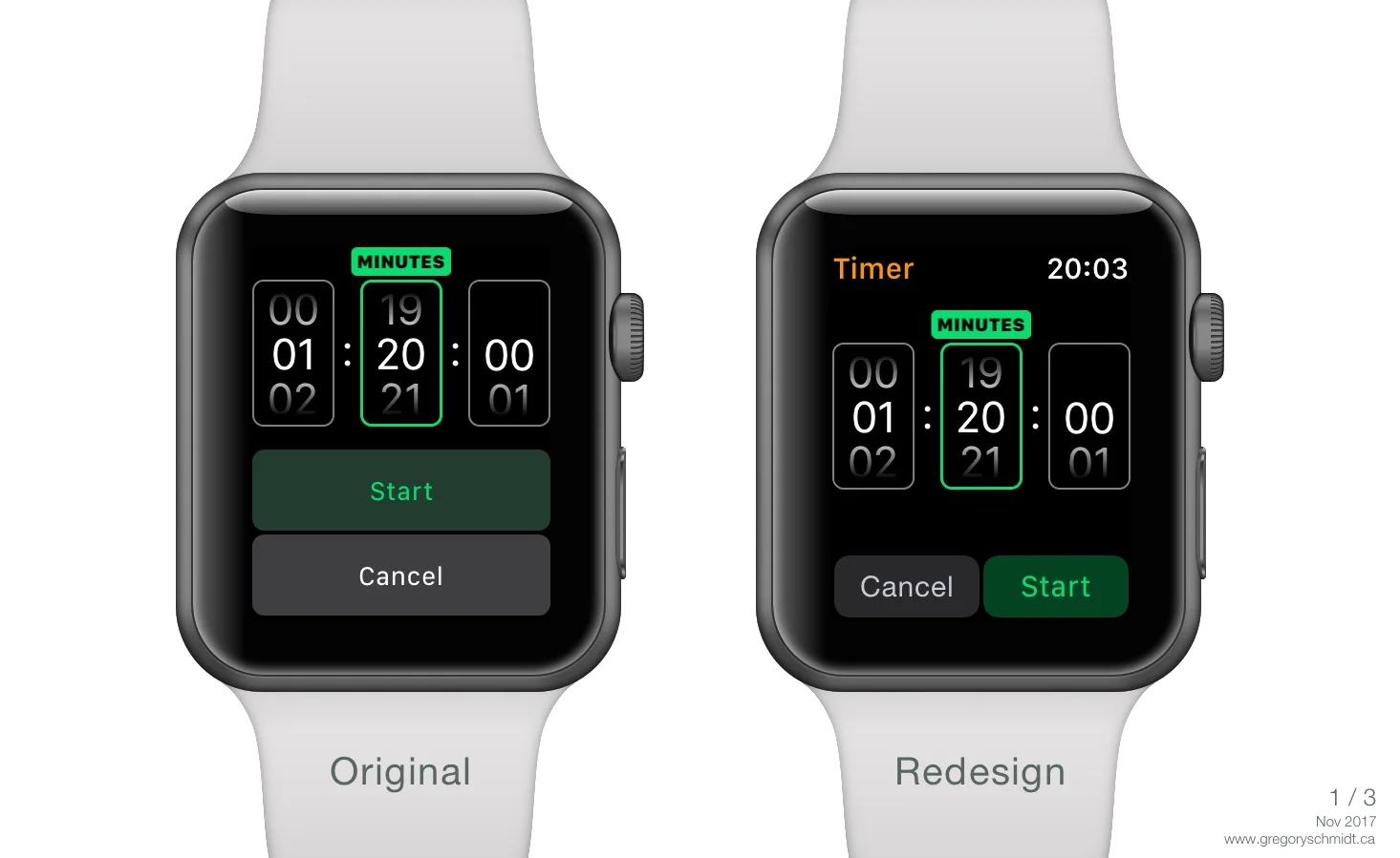 watchOS Timer Redesign: clock added