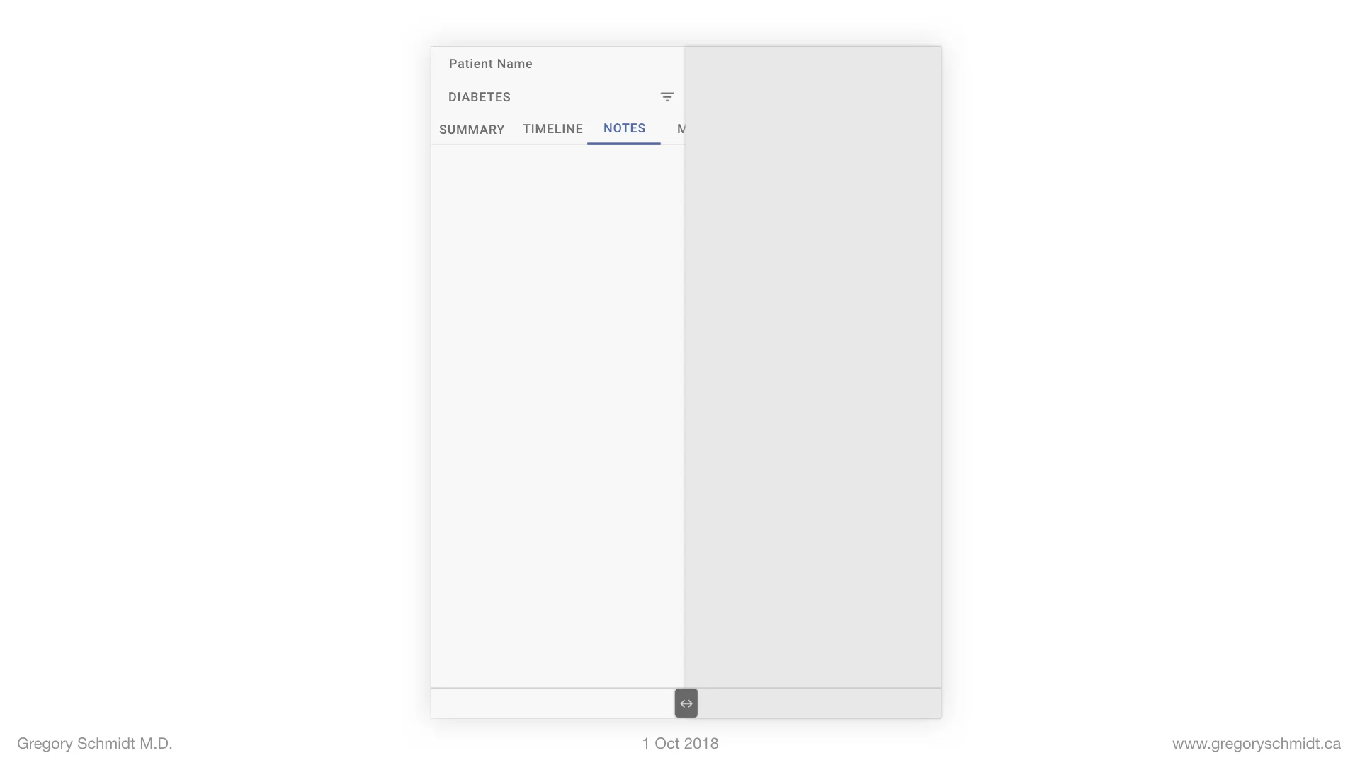 A single user Interface to group clinical data 6+ ways